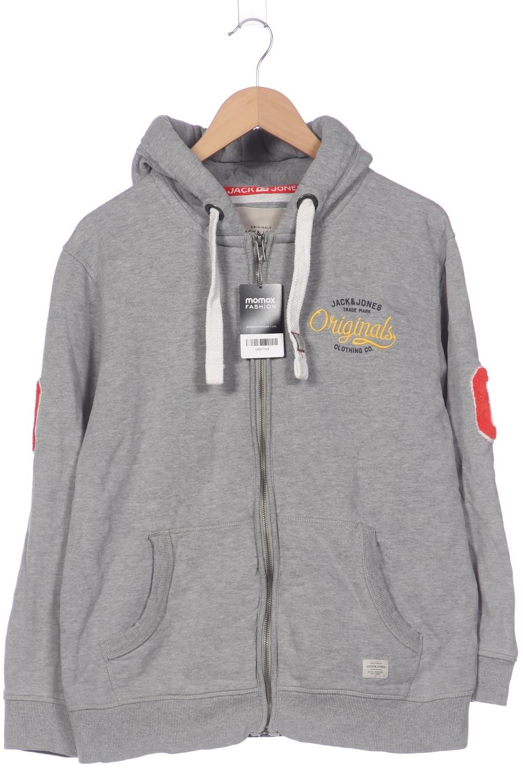 

Jack & Jones Herren Kapuzenpullover, grau, Gr. 52