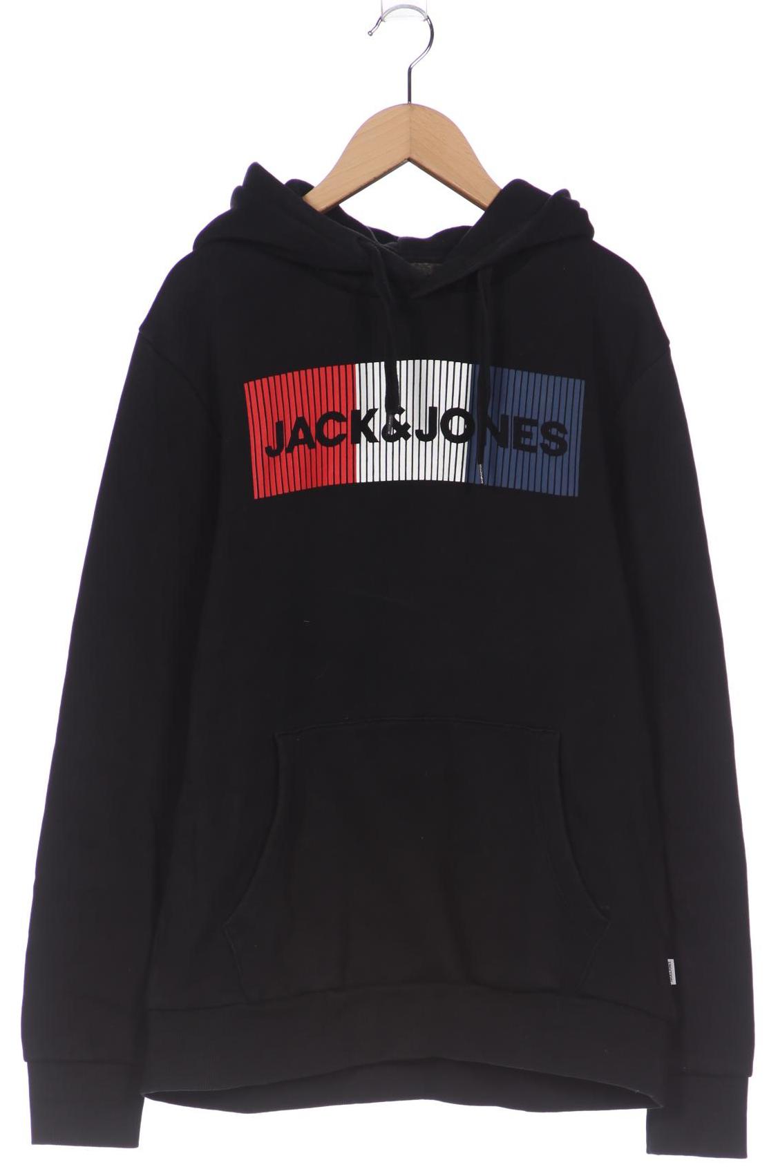 

JACK & JONES Herren Kapuzenpullover, schwarz