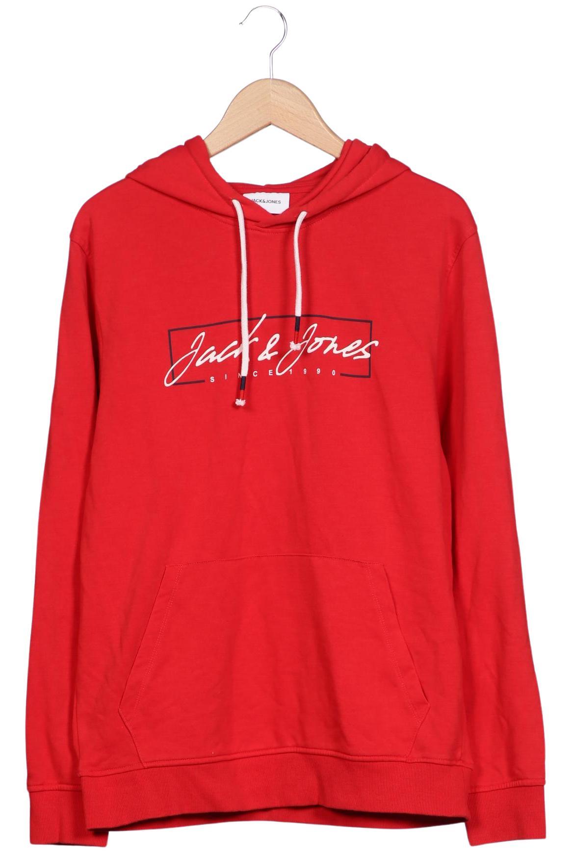 

Jack & Jones Herren Kapuzenpullover, rot, Gr. 52