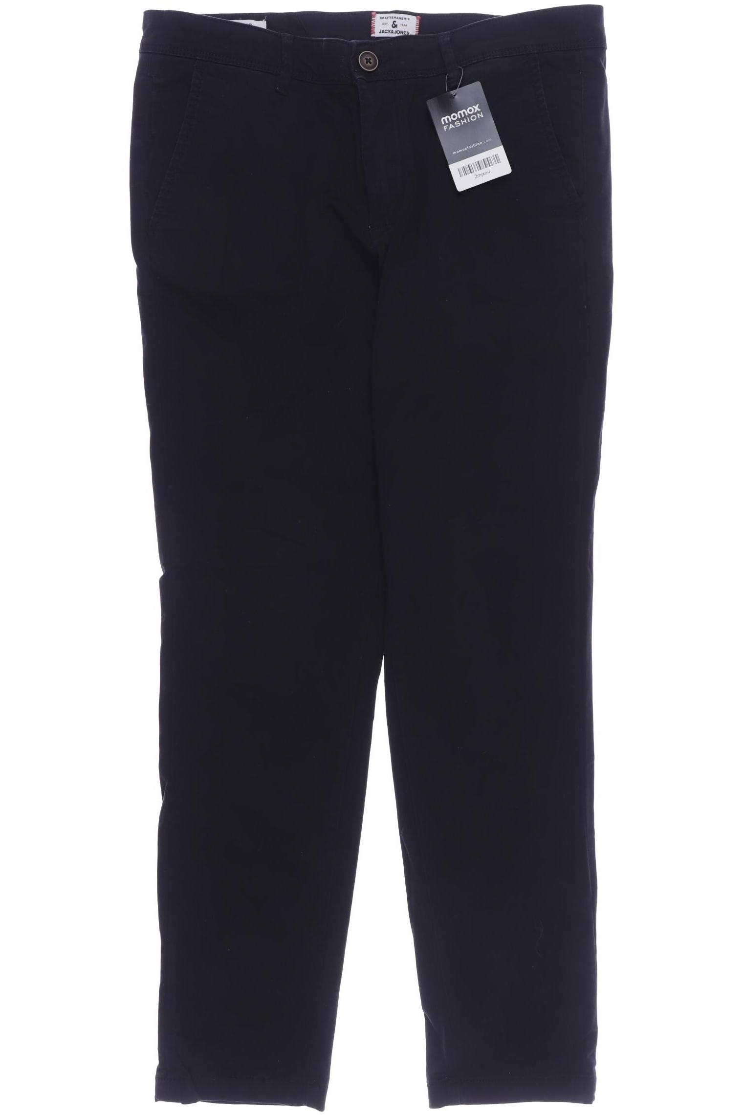 

JACK & JONES Herren Stoffhose, schwarz