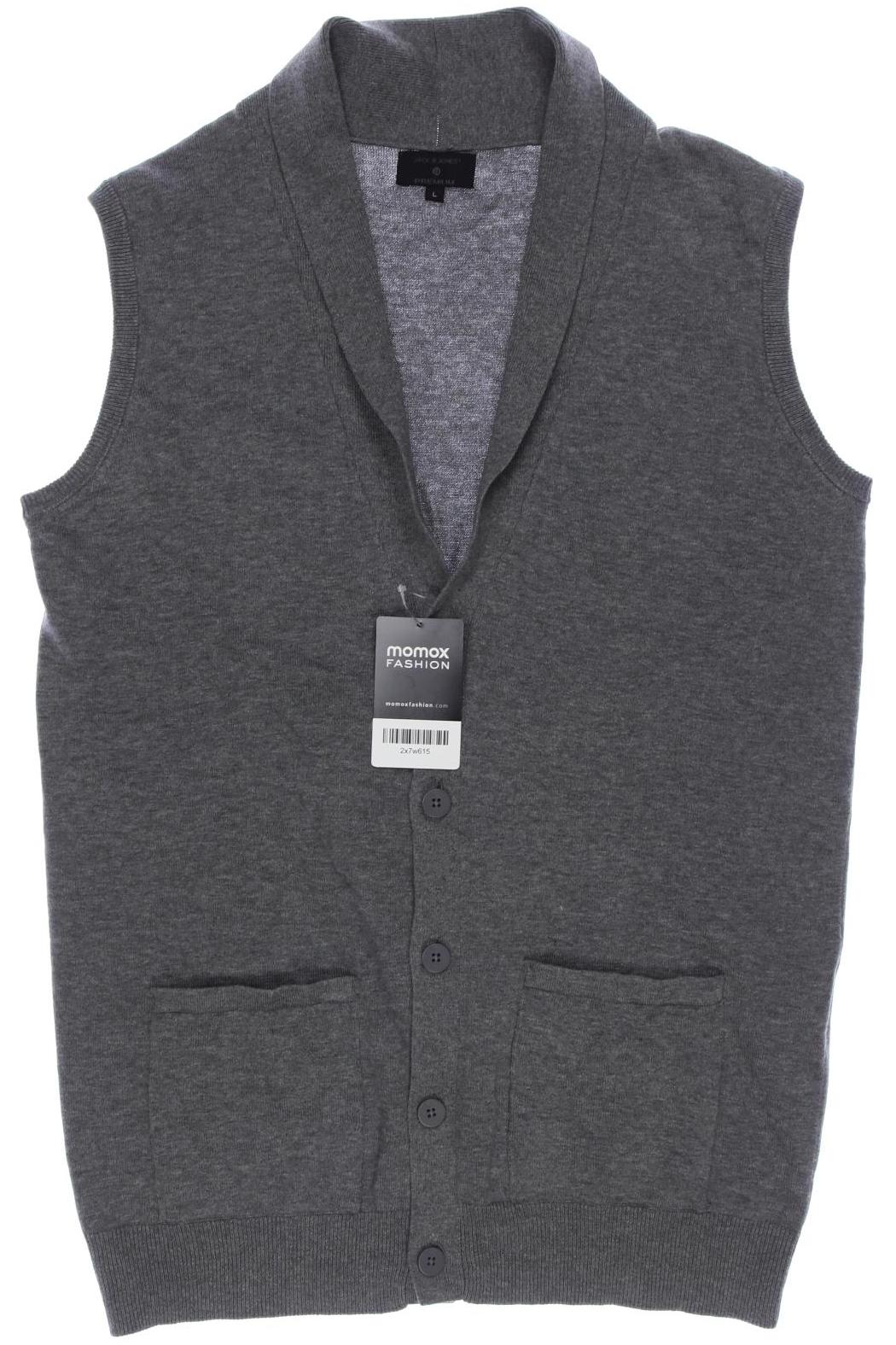 

Jack & Jones Herren Strickjacke, grau, Gr. 52