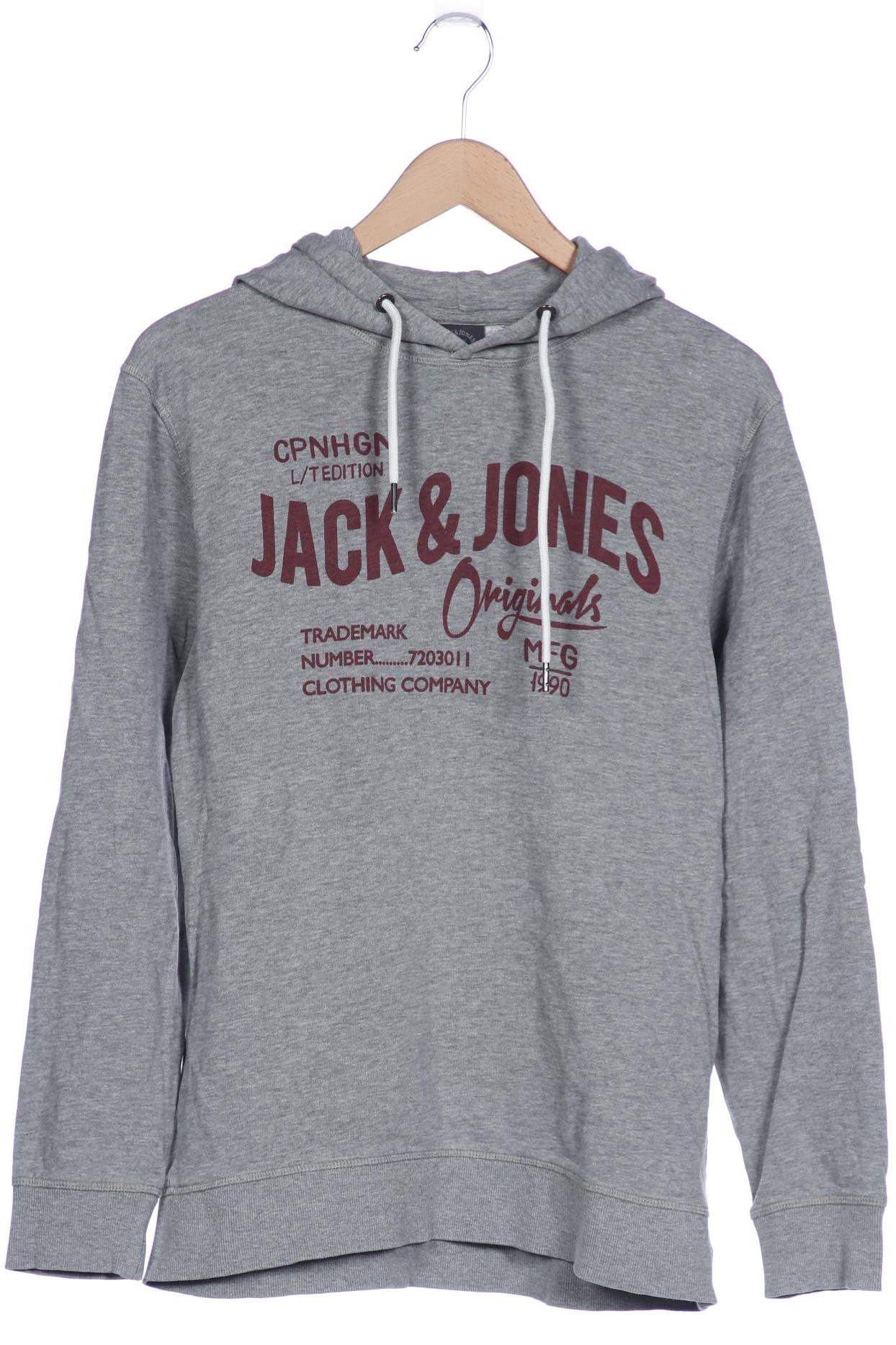 

JACK & JONES Herren Kapuzenpullover, grau