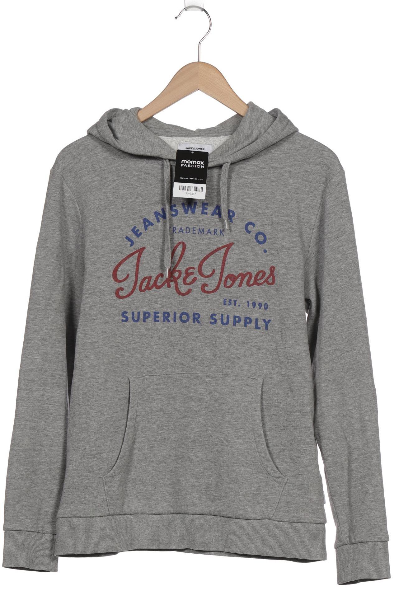 

JACK & JONES Herren Kapuzenpullover, grau
