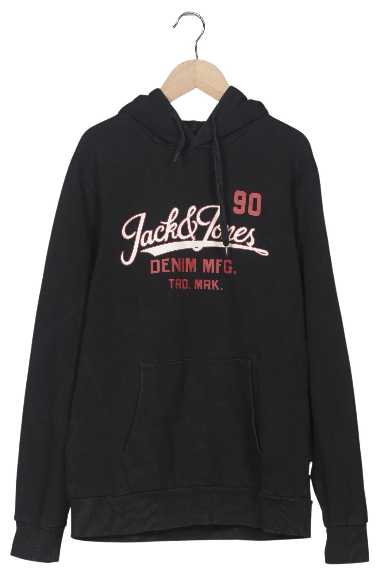 

Jack & Jones Herren Kapuzenpullover, schwarz, Gr. 48