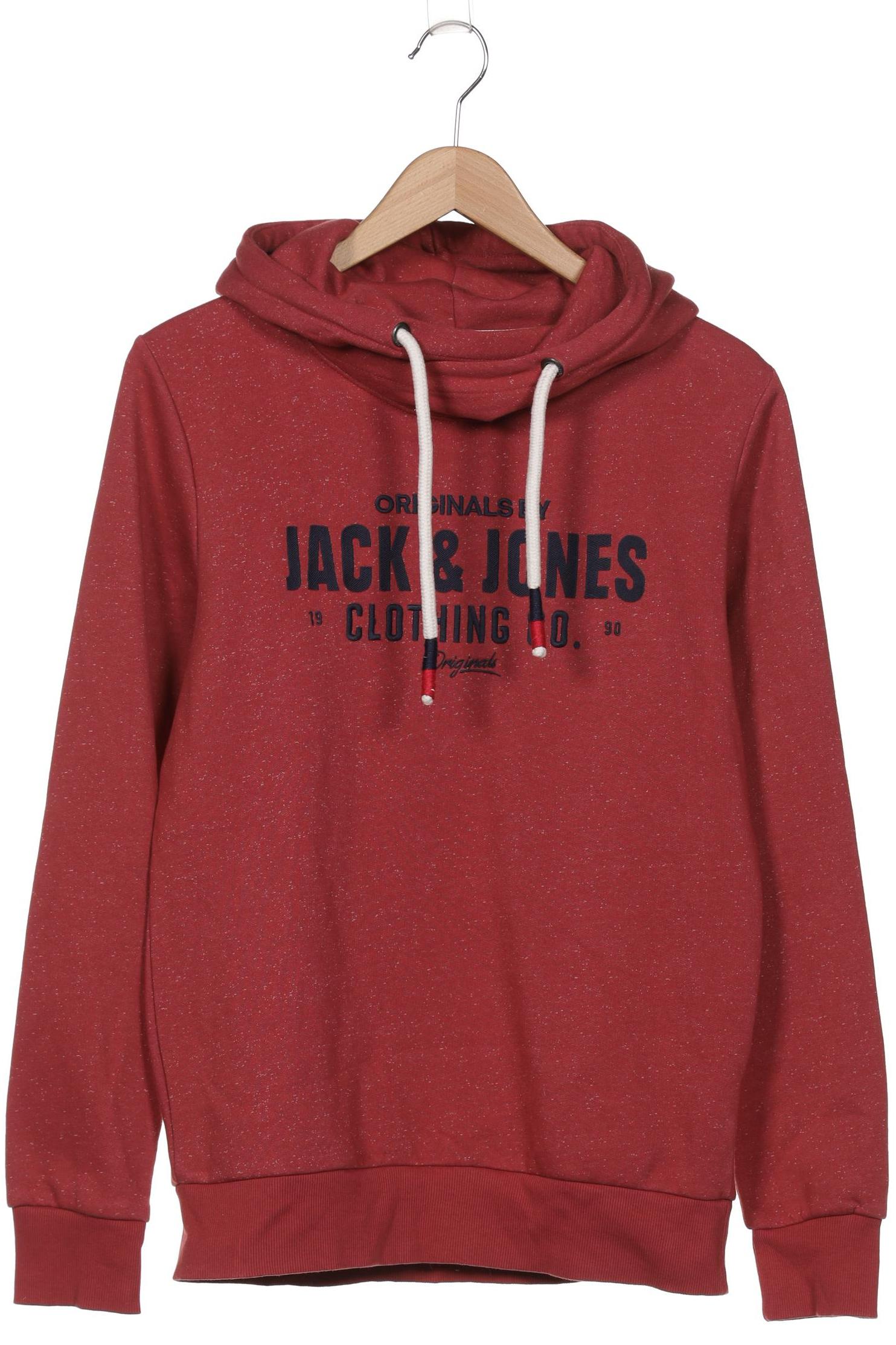 

Jack & Jones Herren Kapuzenpullover, rot, Gr. 46