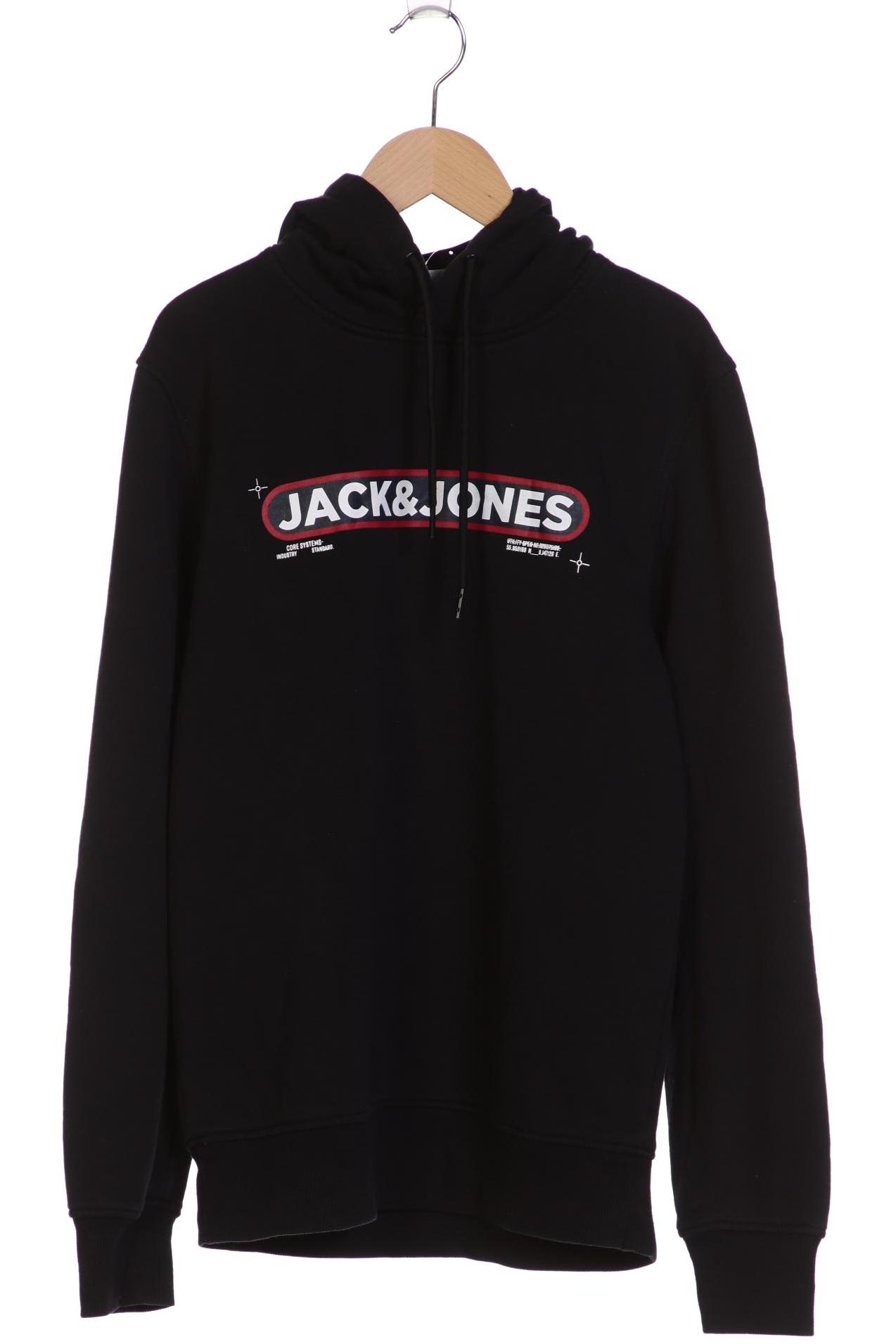 

Jack & Jones Herren Kapuzenpullover, schwarz, Gr. 46