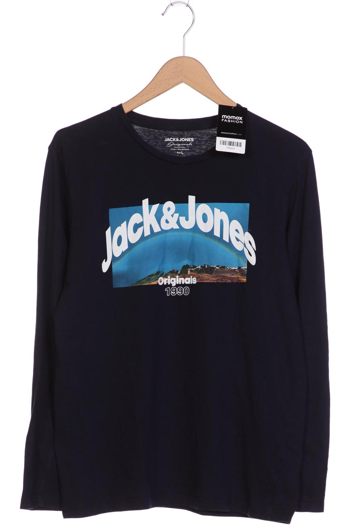 

Jack & Jones Herren Langarmshirt, marineblau, Gr. 52