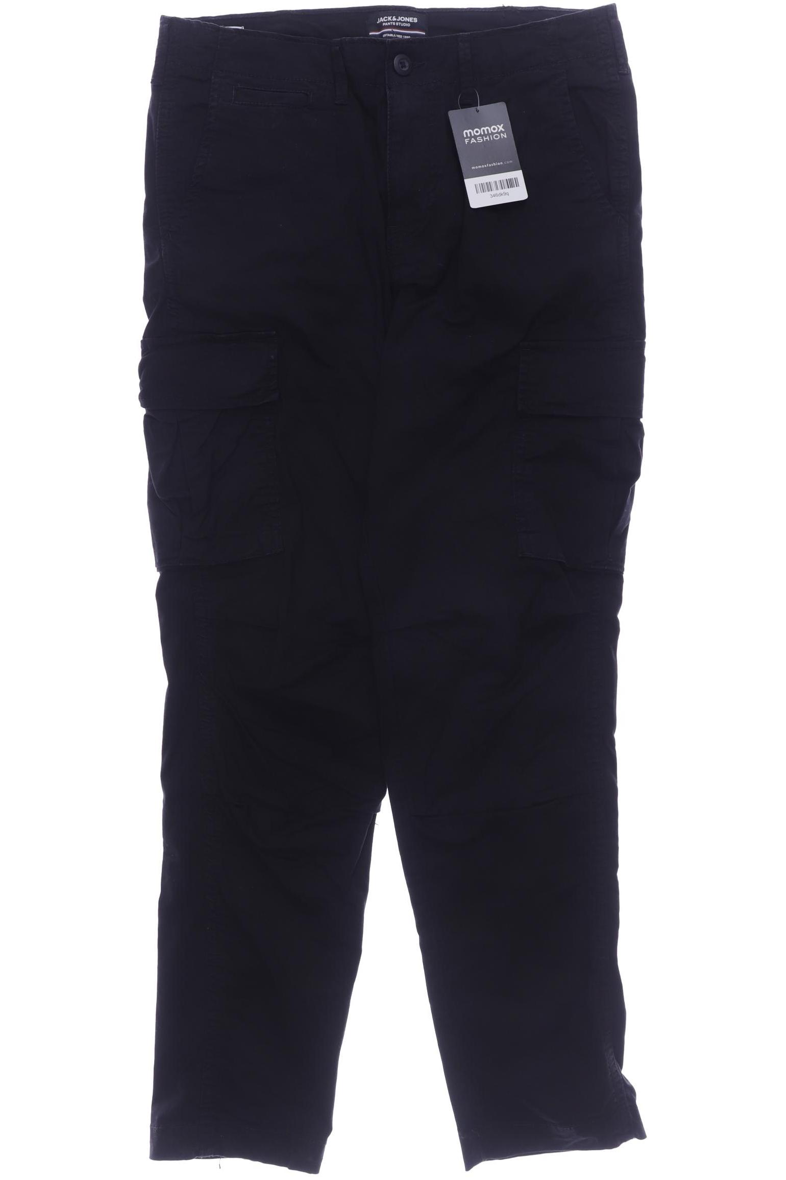 

JACK & JONES Herren Stoffhose, schwarz