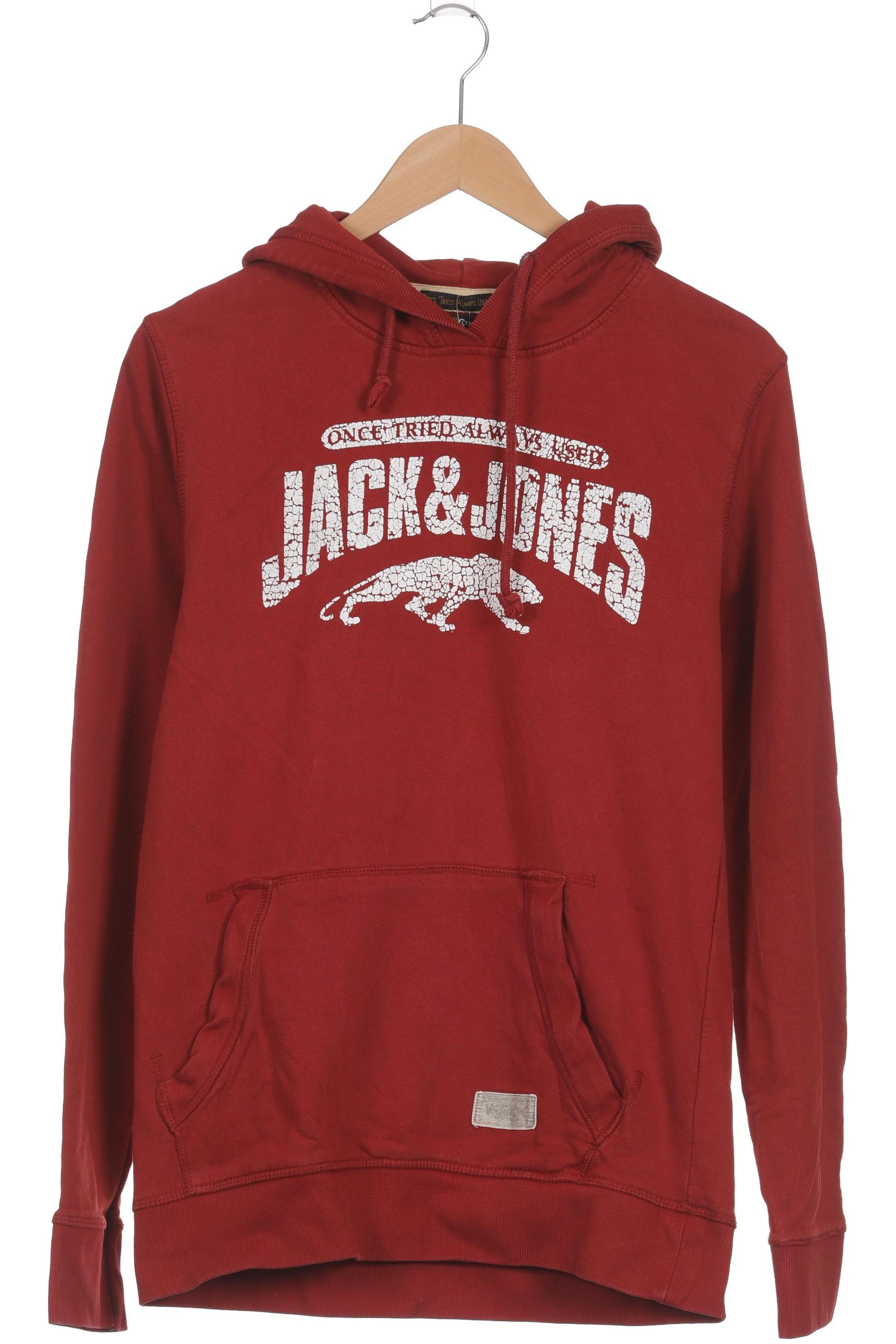 

Jack & Jones Herren Kapuzenpullover, rot, Gr. 46