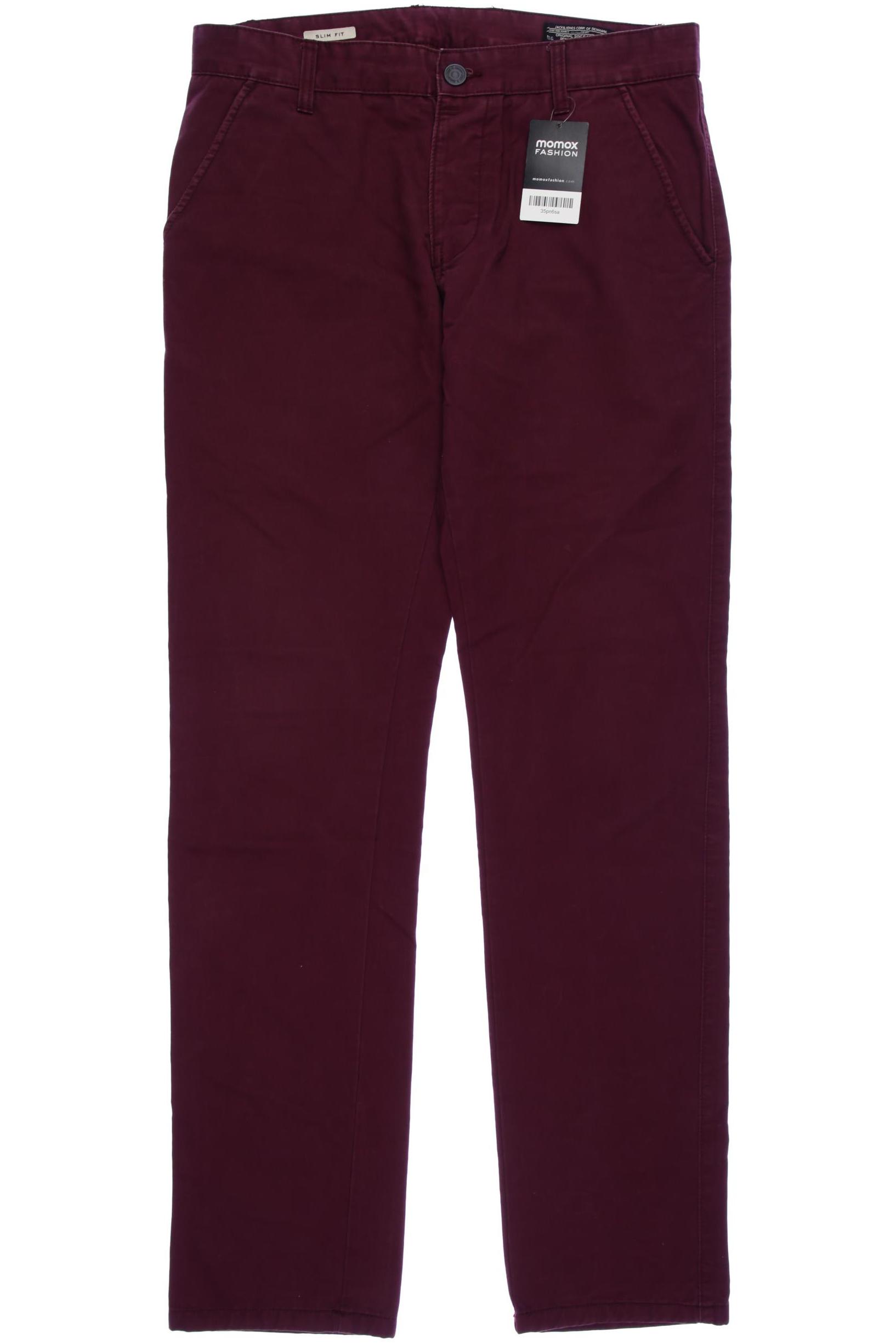 

Jack & Jones Herren Stoffhose, bordeaux, Gr. 34