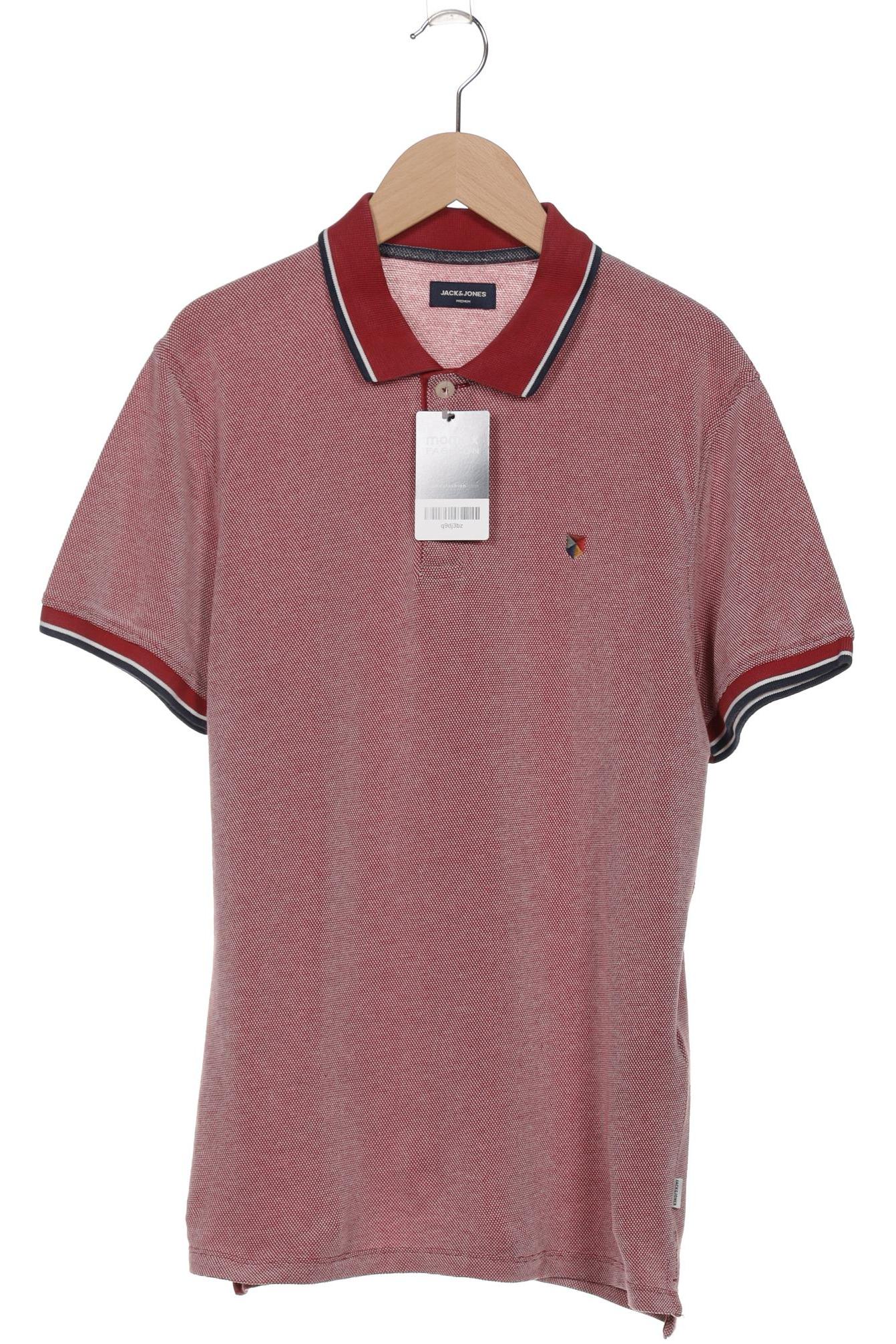 

Jack & Jones Herren Poloshirt, rot, Gr. 48