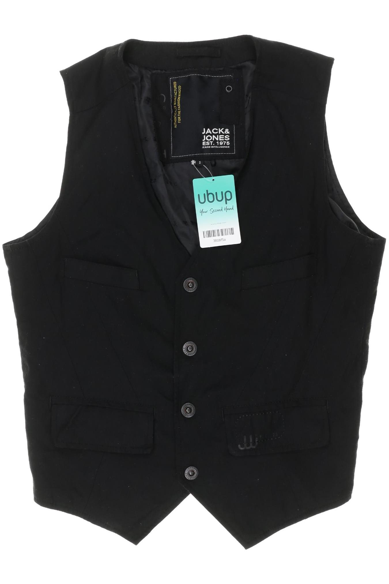 

Jack & Jones Herren Weste, schwarz, Gr. 46