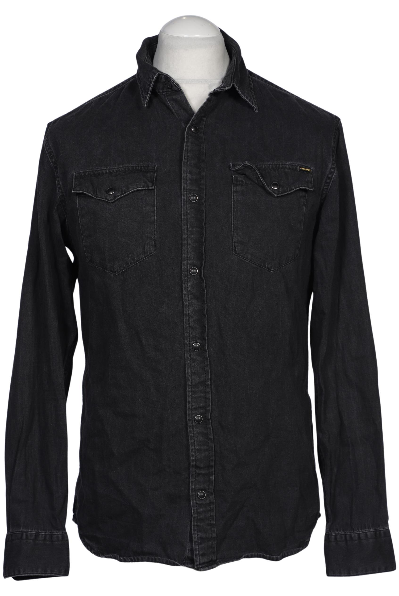 

Jack & Jones Herren Hemd, schwarz, Gr. 52