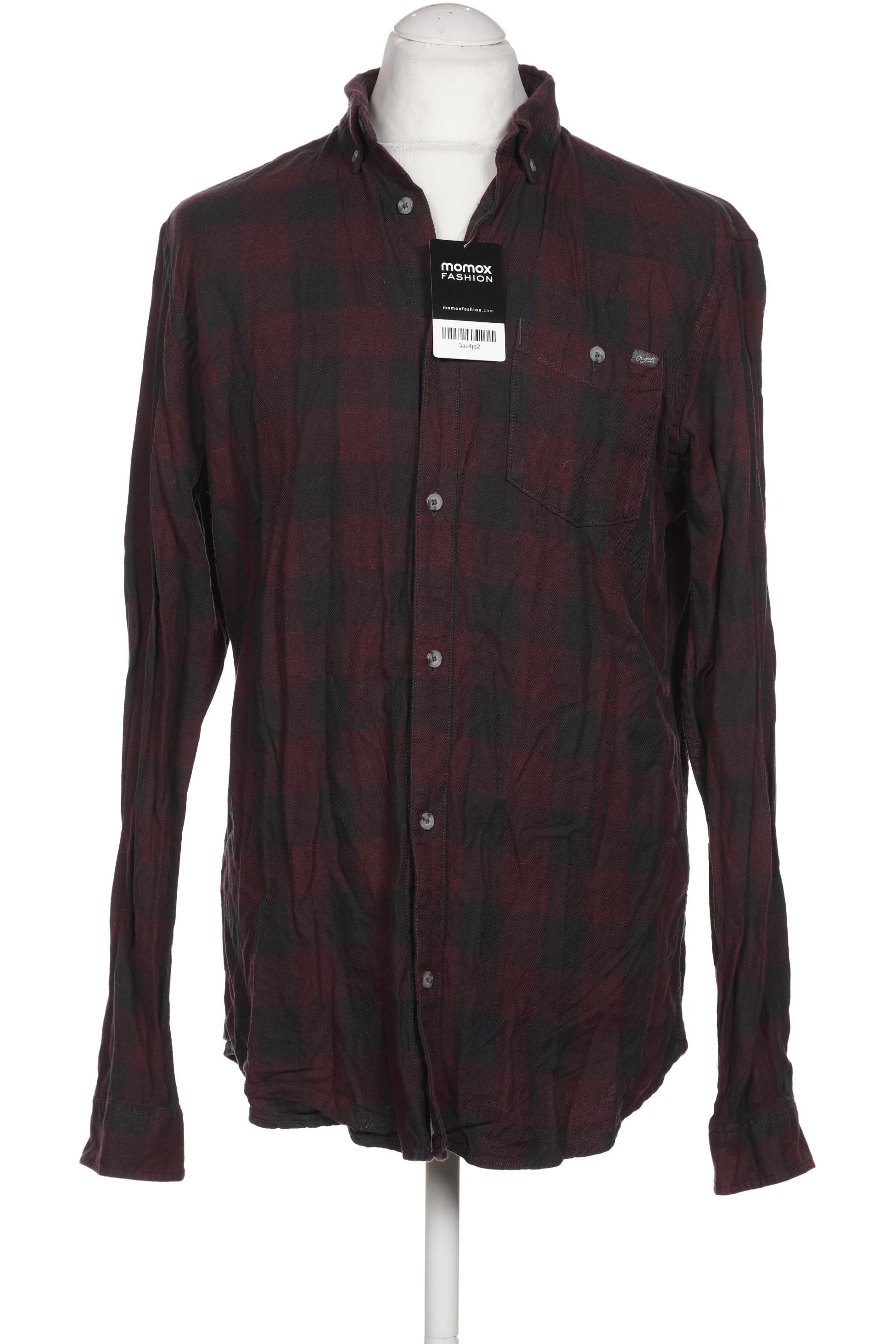 

JACK & JONES Herren Hemd, bordeaux