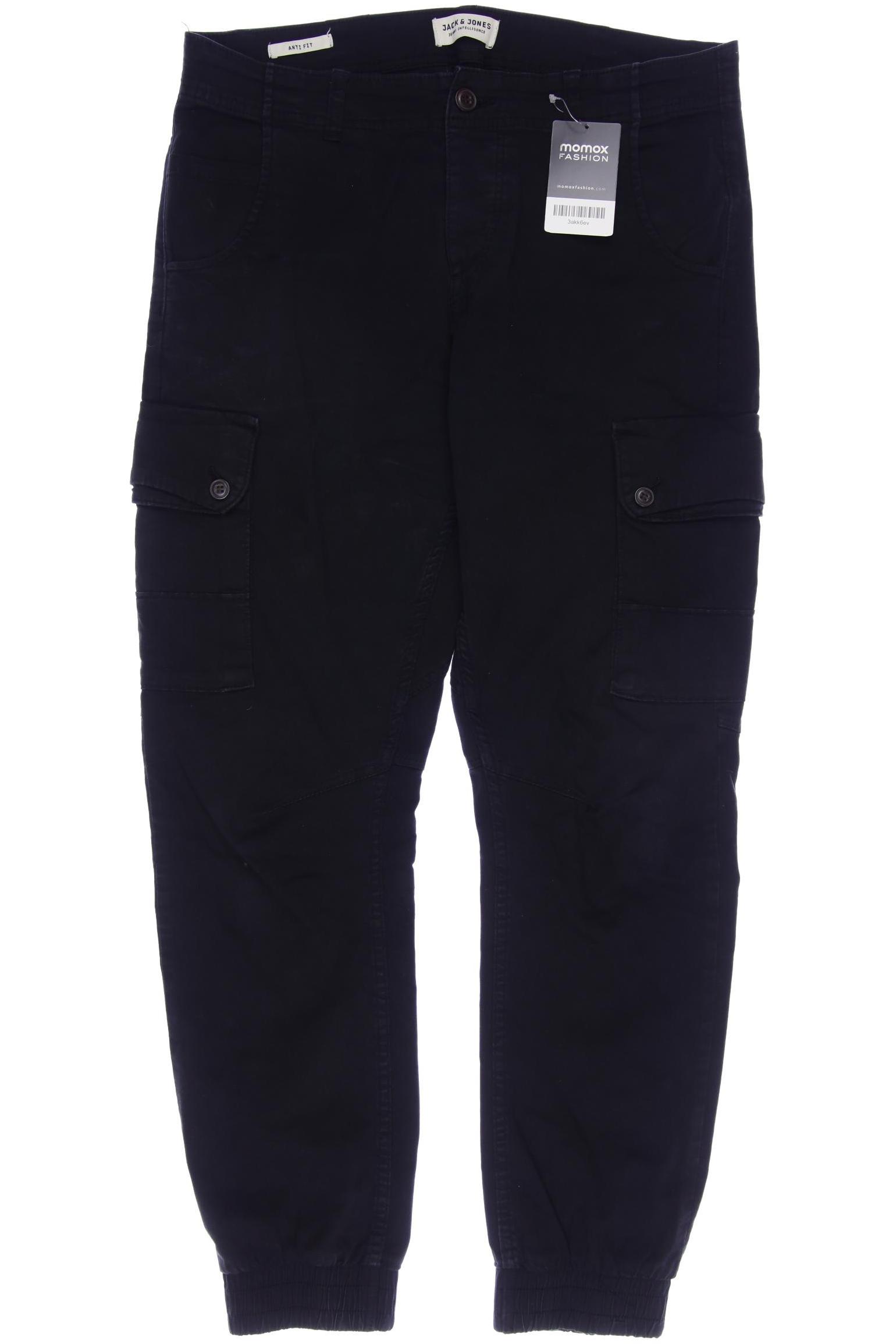 

JACK & JONES Herren Stoffhose, schwarz