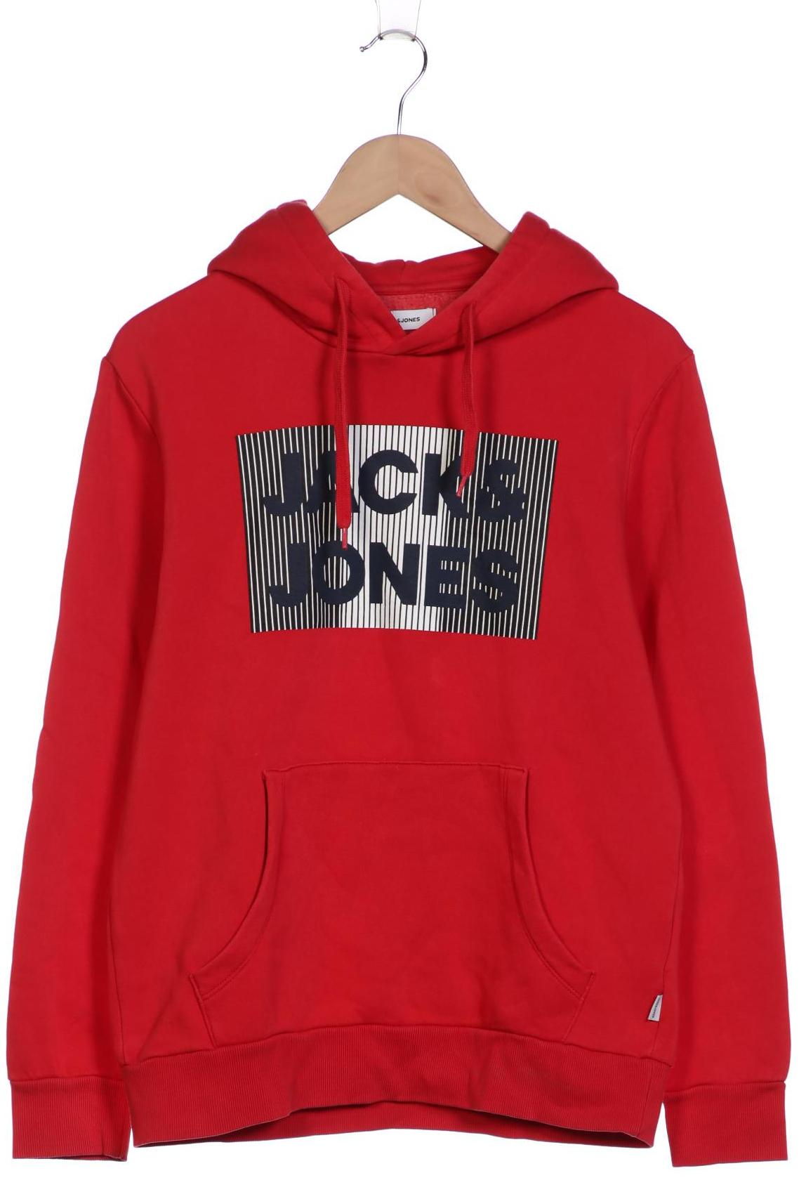 

Jack & Jones Herren Kapuzenpullover, rot, Gr. 46