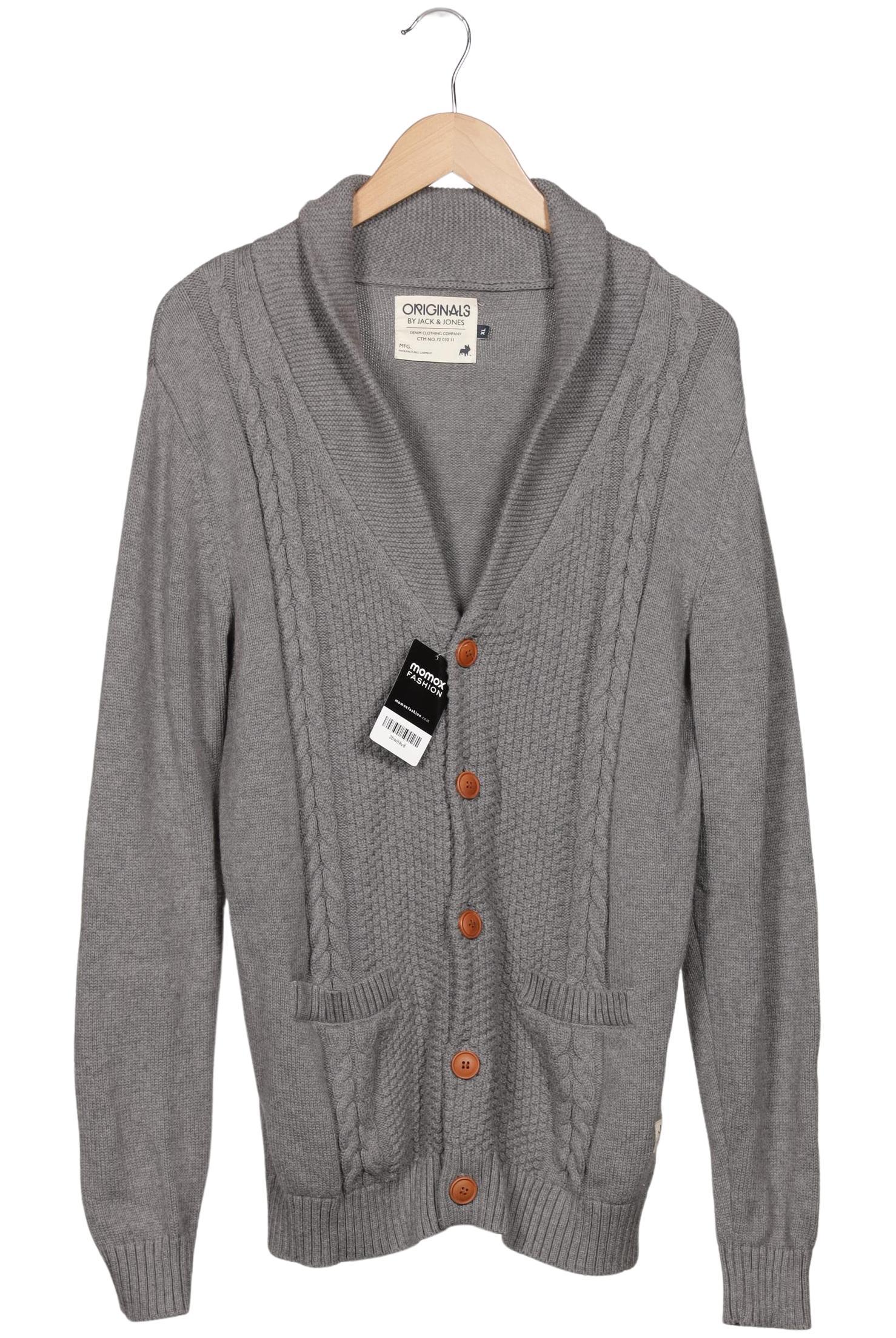 

Jack & Jones Herren Strickjacke, grau, Gr. 54