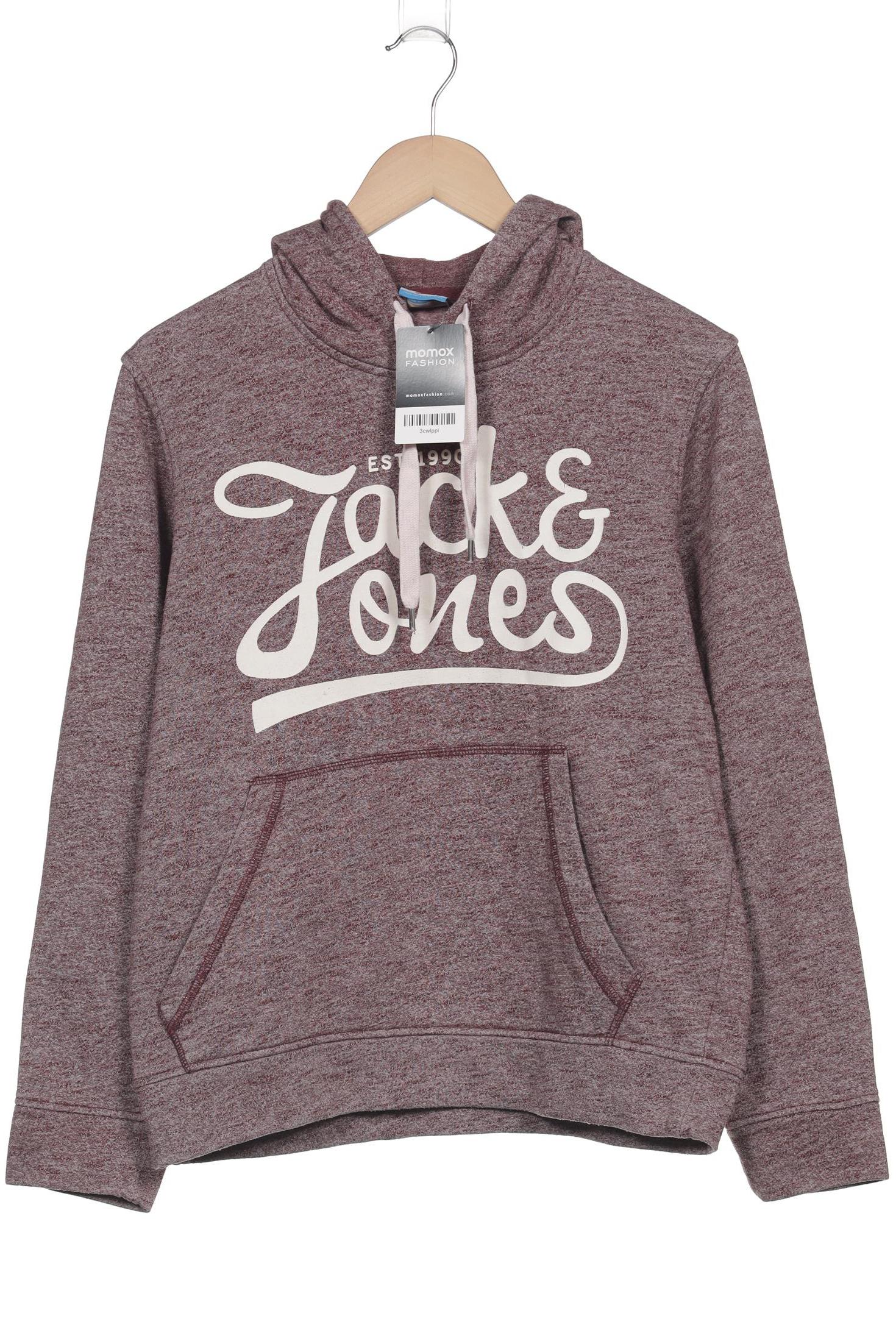 

Jack & Jones Herren Kapuzenpullover, bordeaux, Gr. 46