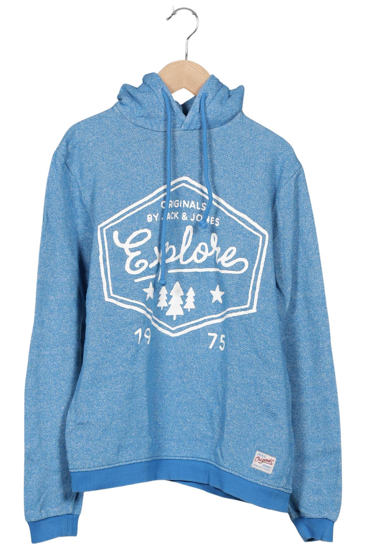 

Jack & Jones Herren Kapuzenpullover, blau, Gr. 46