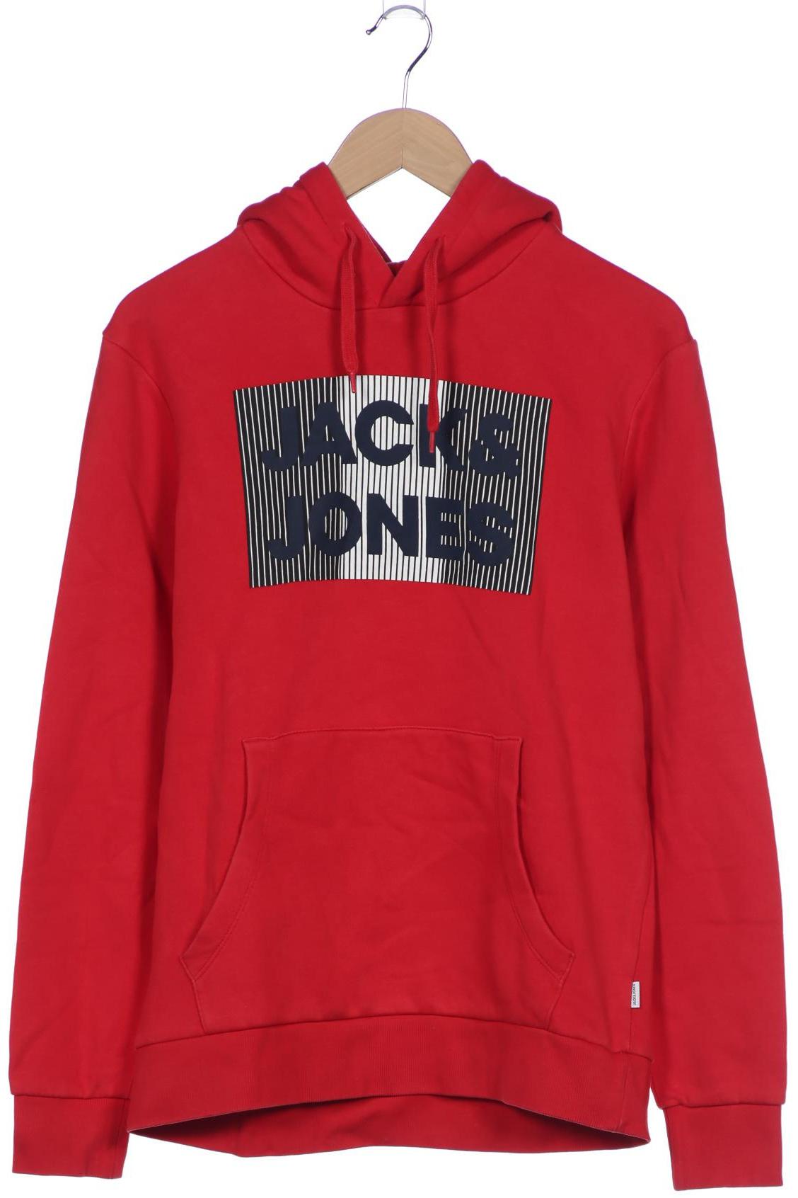 

Jack & Jones Herren Kapuzenpullover, rot, Gr. 48