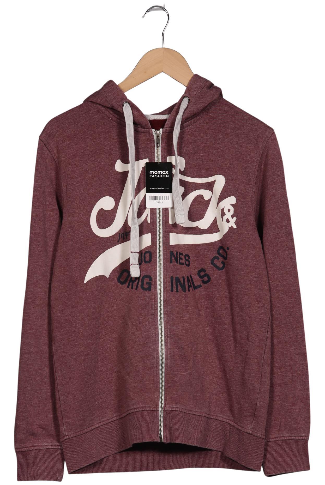 

Jack & Jones Herren Kapuzenpullover, bordeaux, Gr. 46