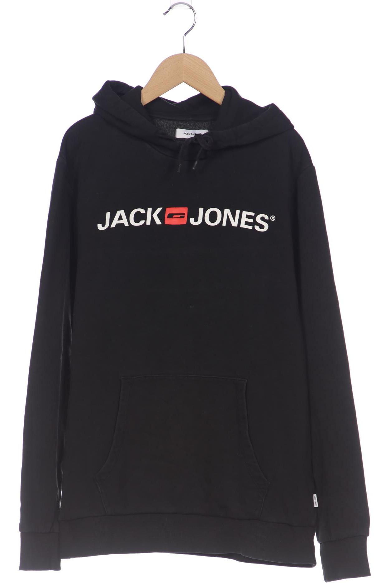 

Jack & Jones Herren Kapuzenpullover, schwarz, Gr. 52