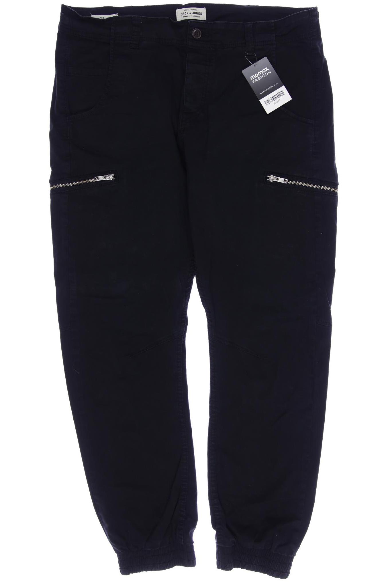 

JACK & JONES Herren Stoffhose, schwarz