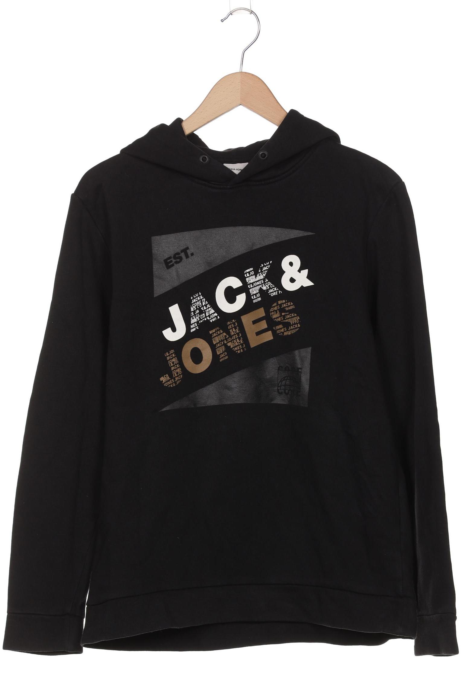 

Jack & Jones Herren Kapuzenpullover, schwarz, Gr. 52