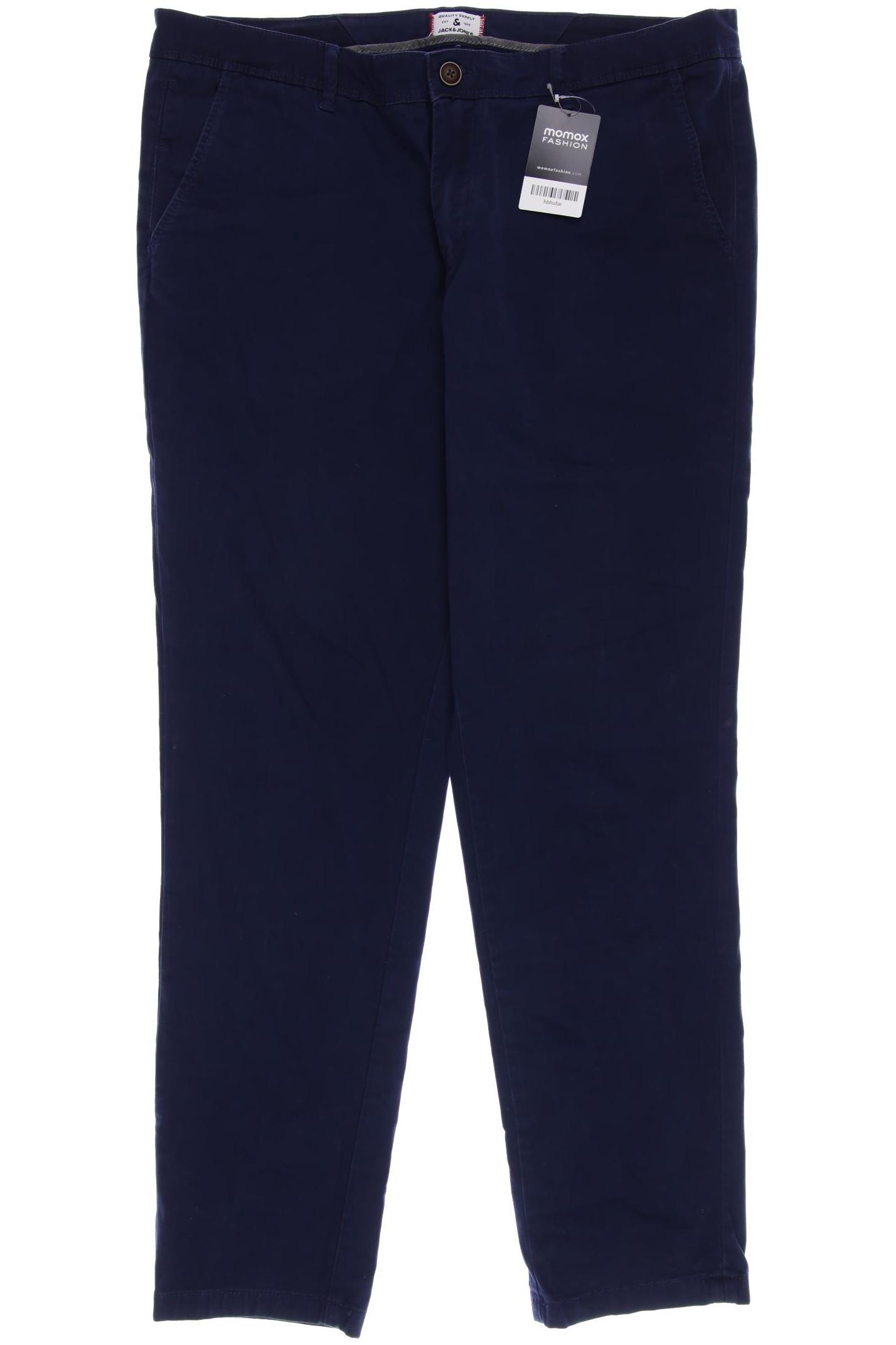 

Jack & Jones Herren Stoffhose, marineblau