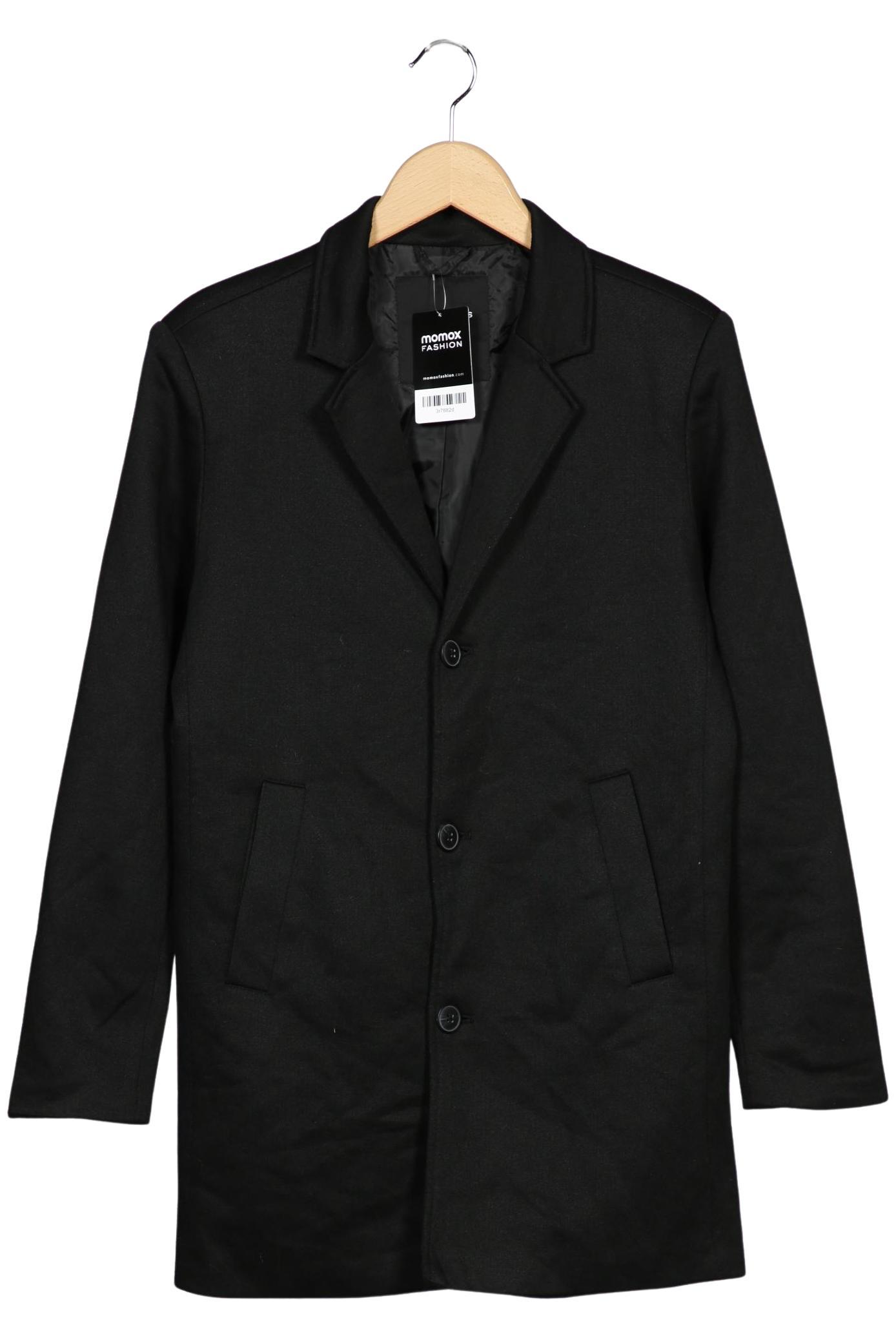 

Jack & Jones Herren Mantel, schwarz, Gr. 44