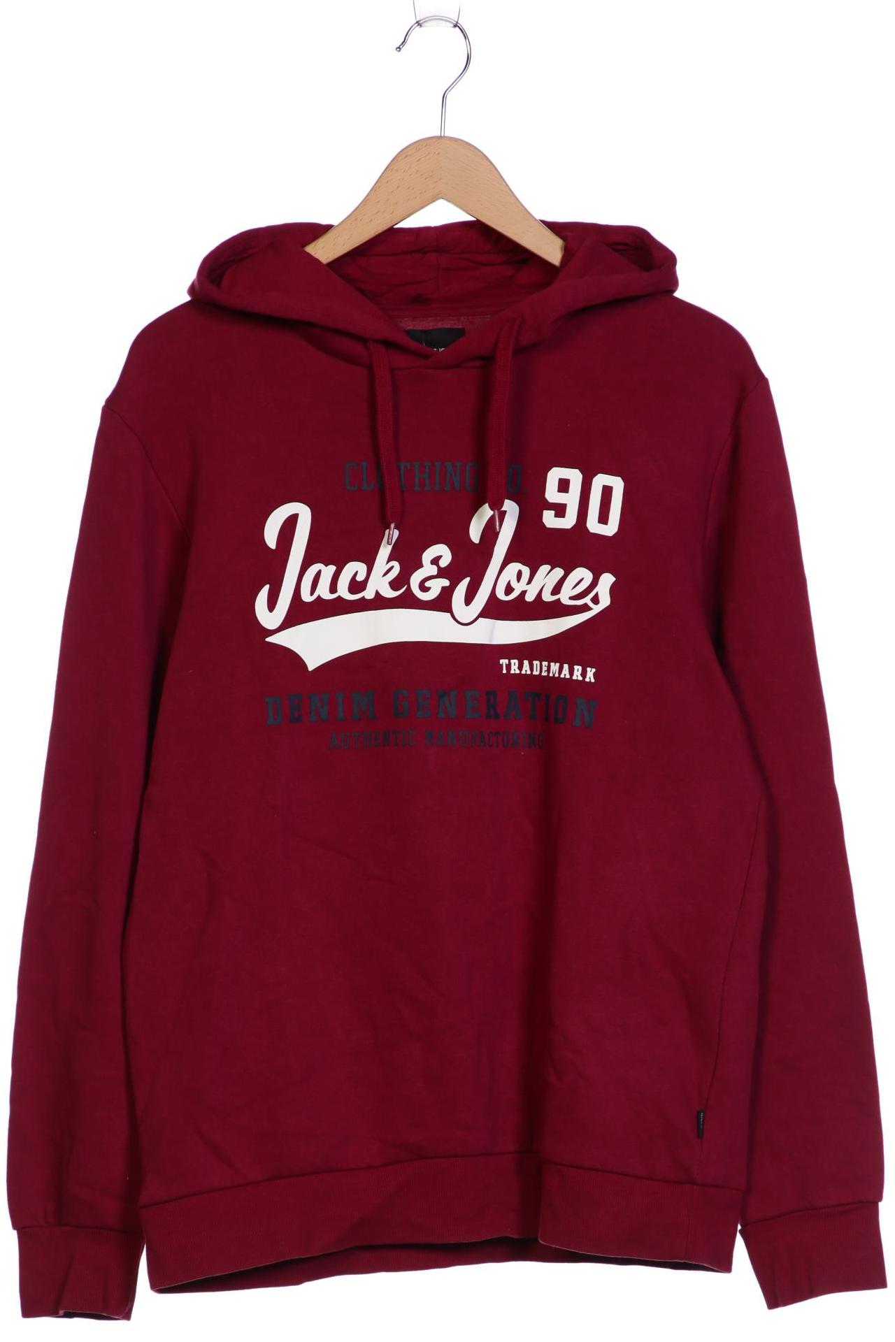 

JACK & JONES Herren Kapuzenpullover, bordeaux