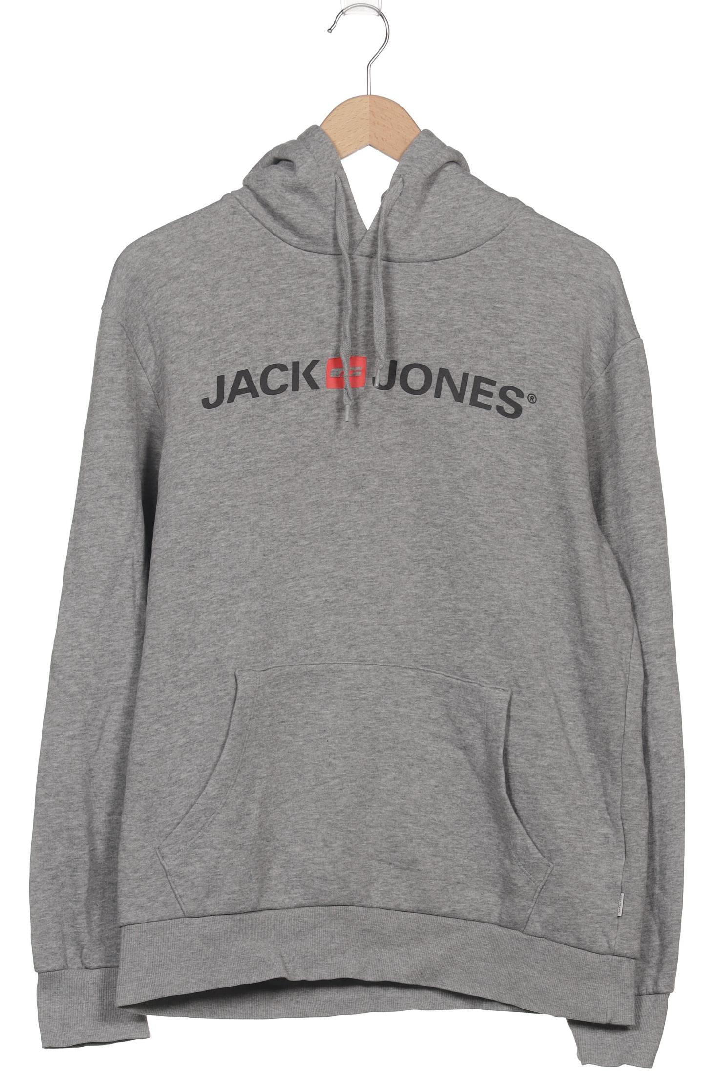 

Jack & Jones Herren Kapuzenpullover, grau, Gr. 48