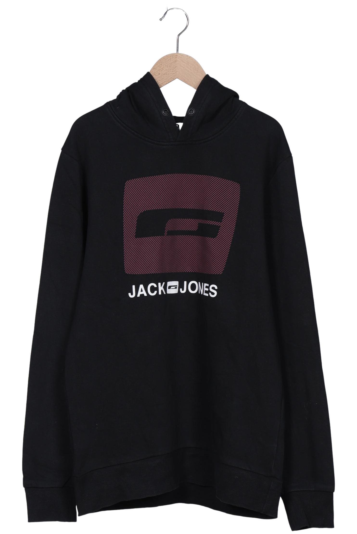 

Jack & Jones Herren Kapuzenpullover, schwarz, Gr. 48