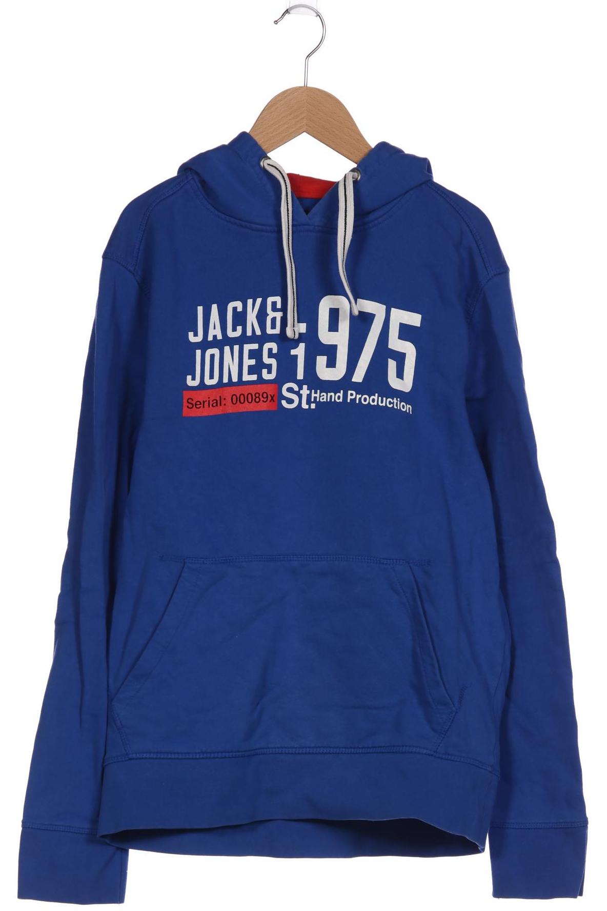 

Jack & Jones Herren Kapuzenpullover, blau, Gr. 52