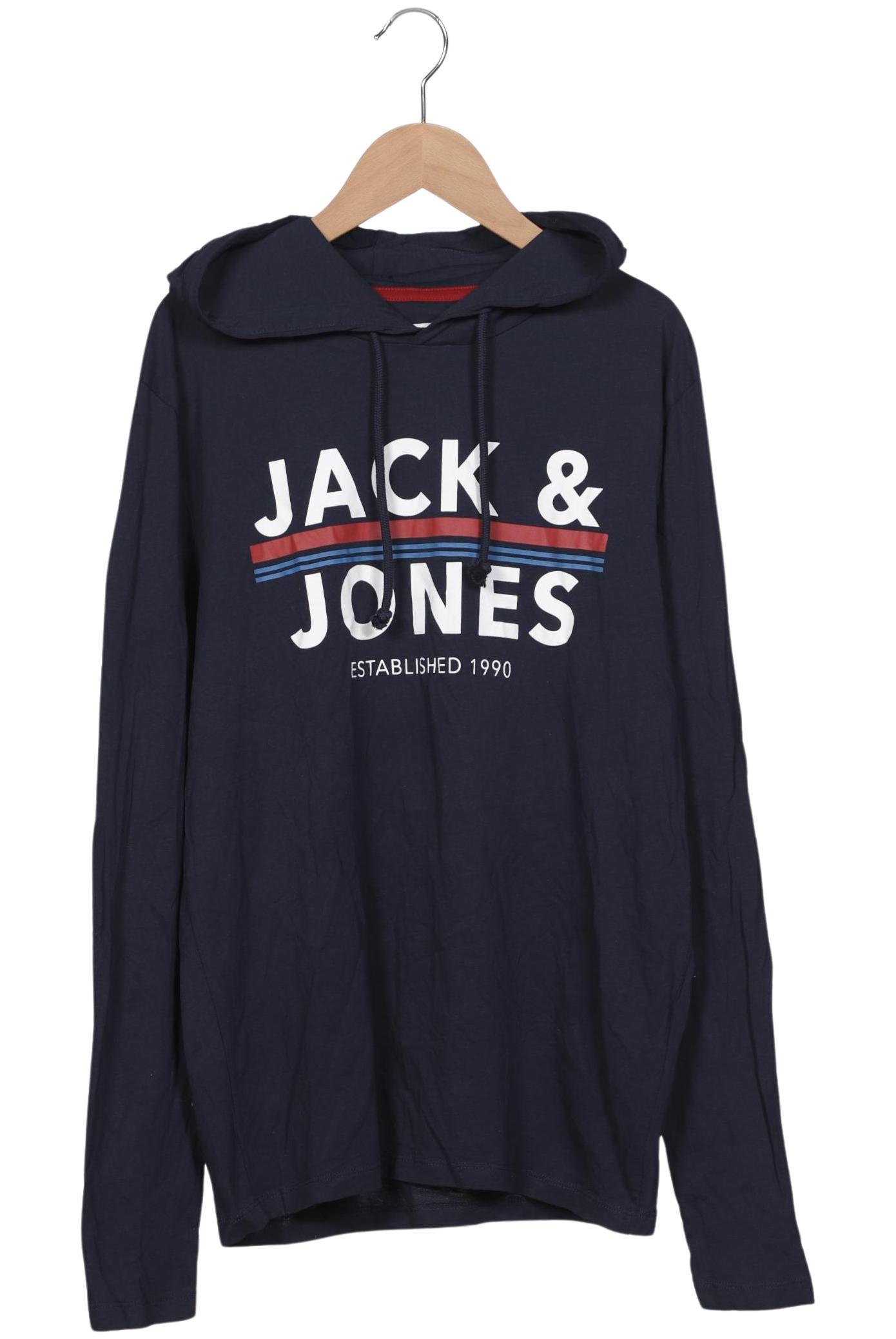 

Jack & Jones Herren Langarmshirt, marineblau, Gr. 48