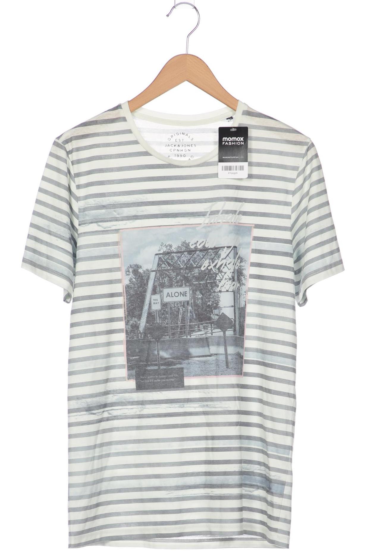 

Jack & Jones Herren T-Shirt, cremeweiß, Gr. 48