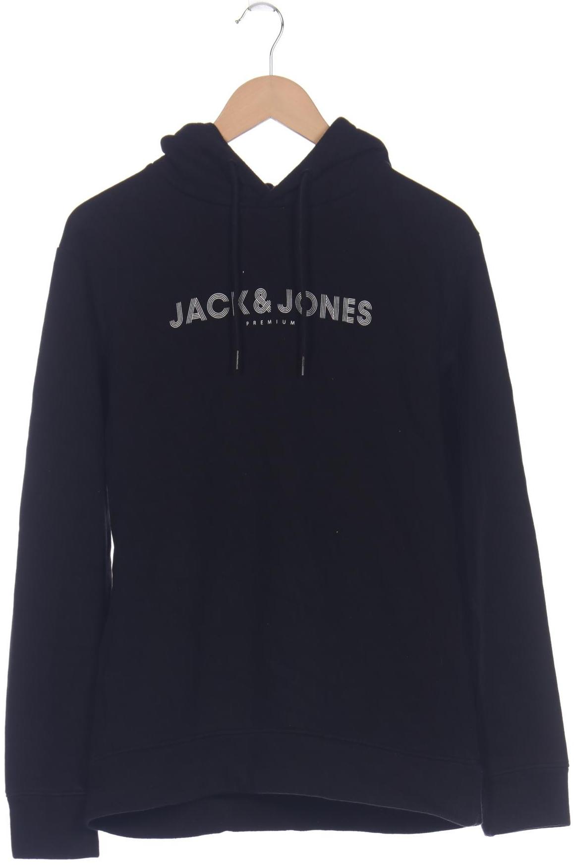 

Jack & Jones Herren Kapuzenpullover, schwarz, Gr. 48