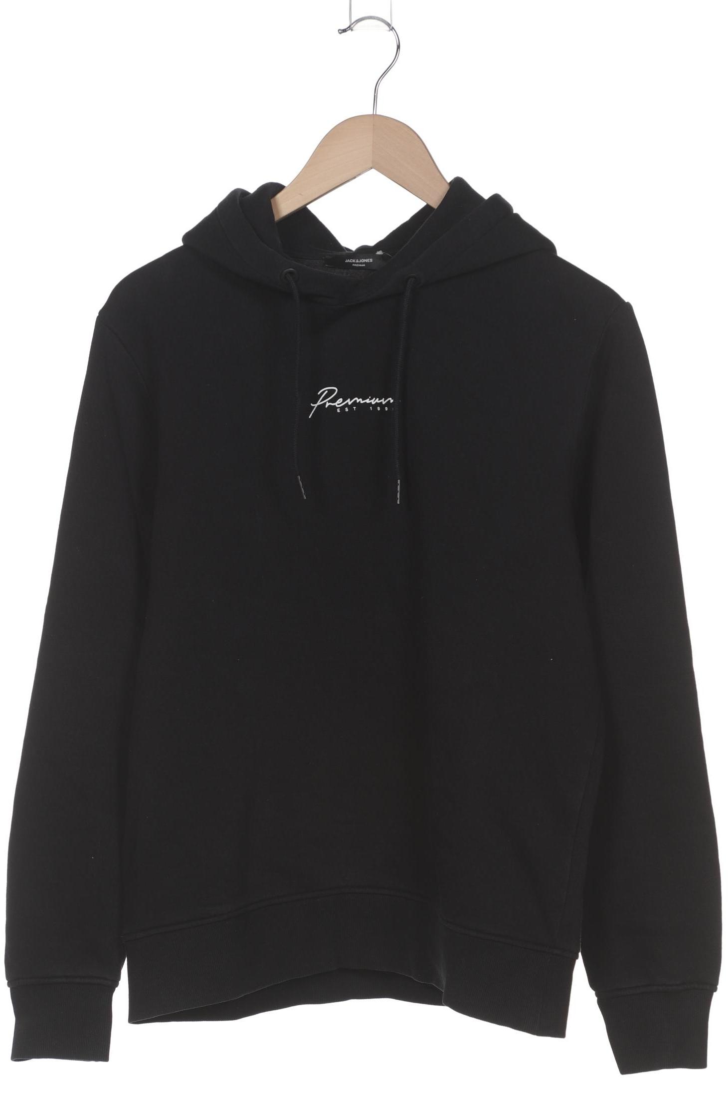 

Jack & Jones Herren Kapuzenpullover, schwarz, Gr. 46