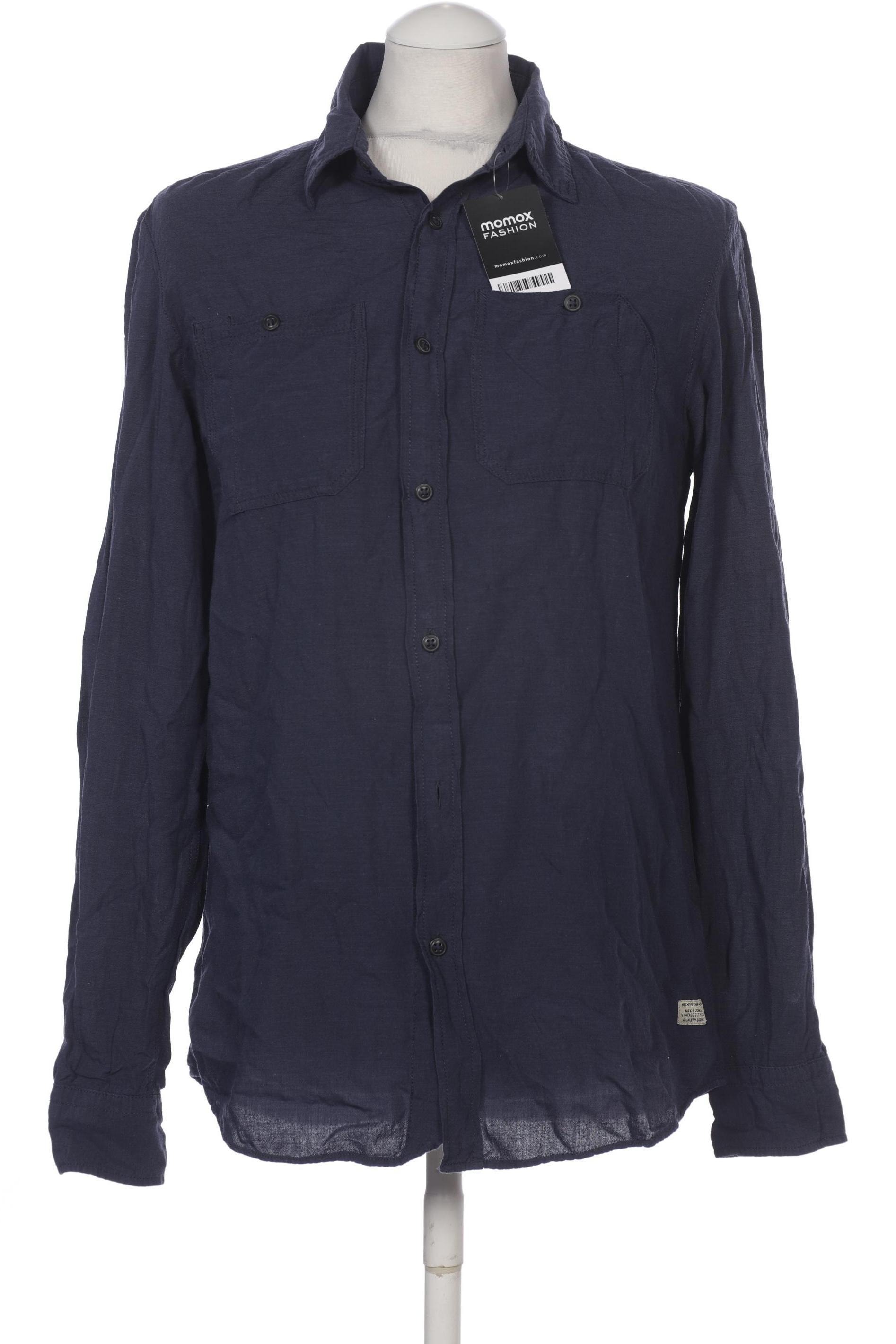 

JACK & JONES Herren Hemd, marineblau