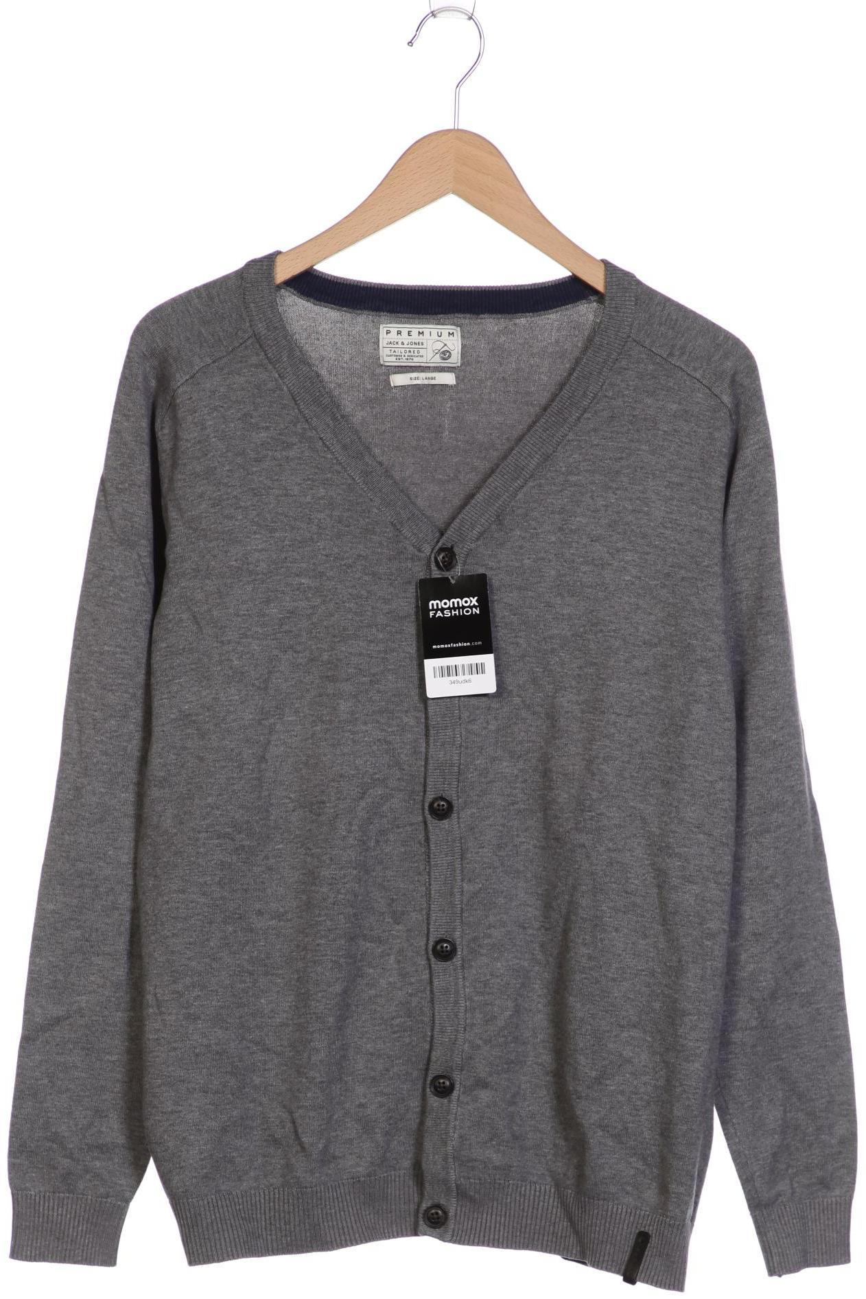 

Jack & Jones Herren Strickjacke, grau, Gr. 52