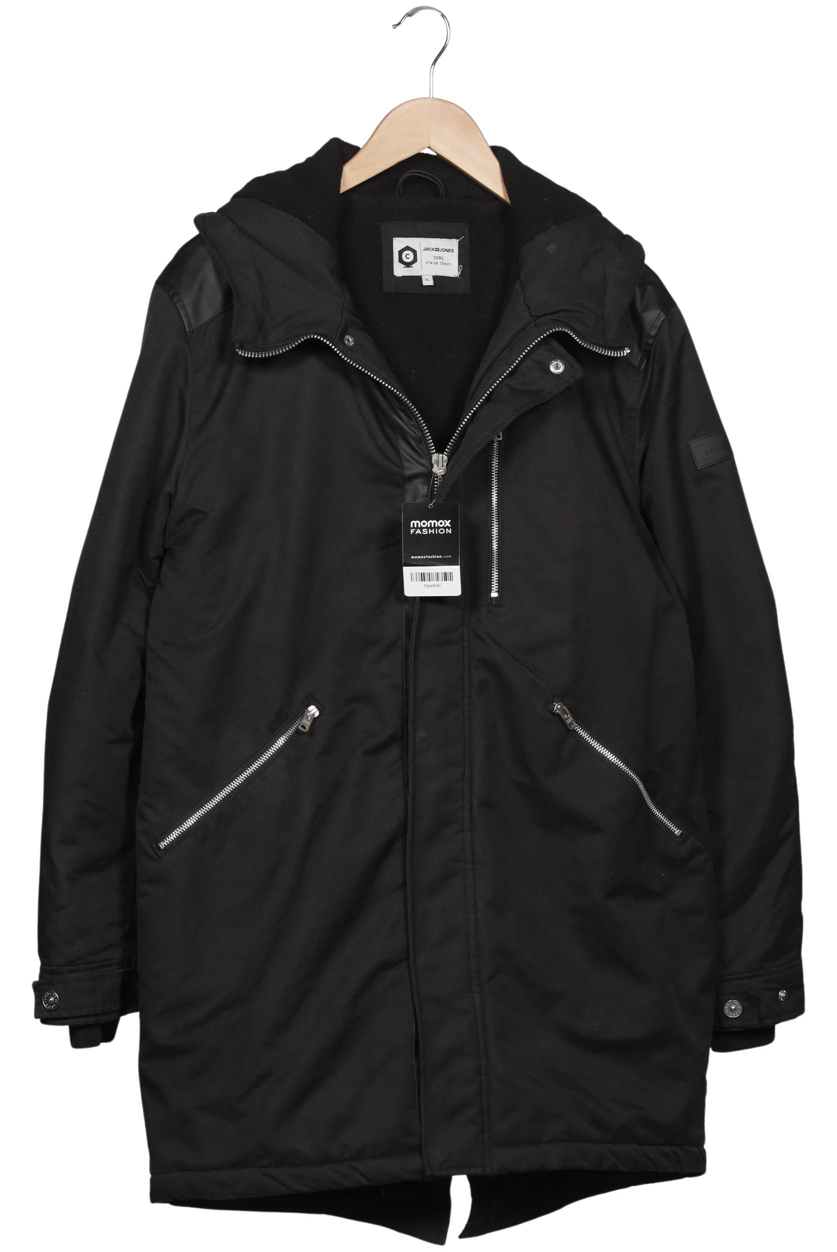 

Jack & Jones Herren Mantel, schwarz, Gr. 54