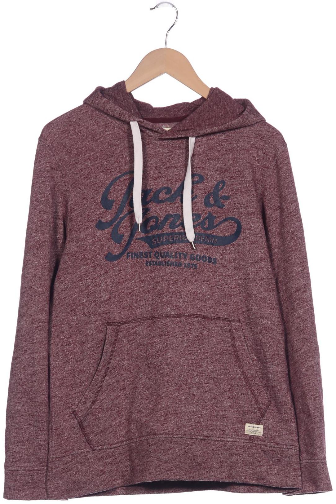 

Jack & Jones Herren Kapuzenpullover, bordeaux, Gr. 48