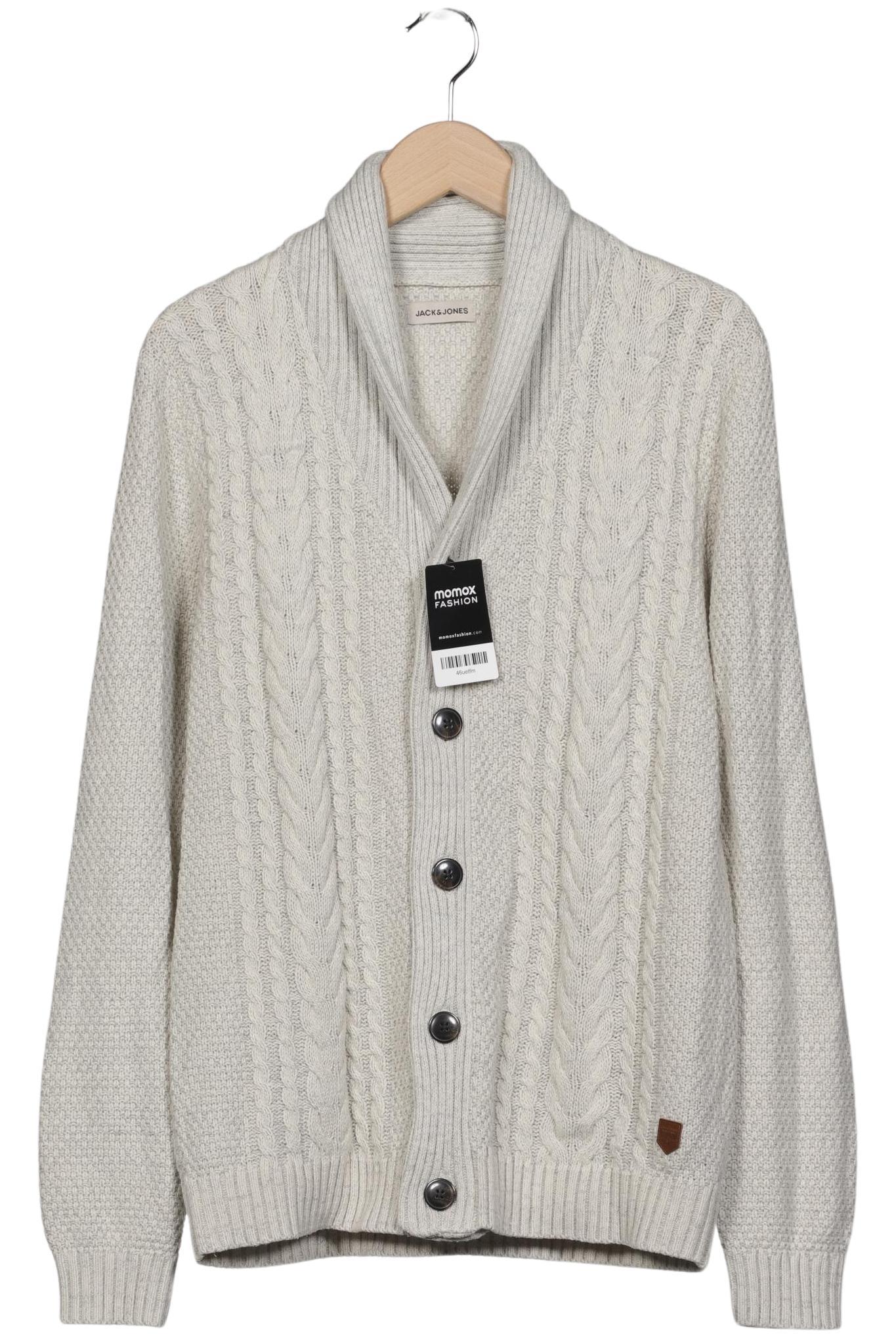 Thumbnail - Jack &amp; Jones Herren Strickjacke, cremeweiß, Gr. 52