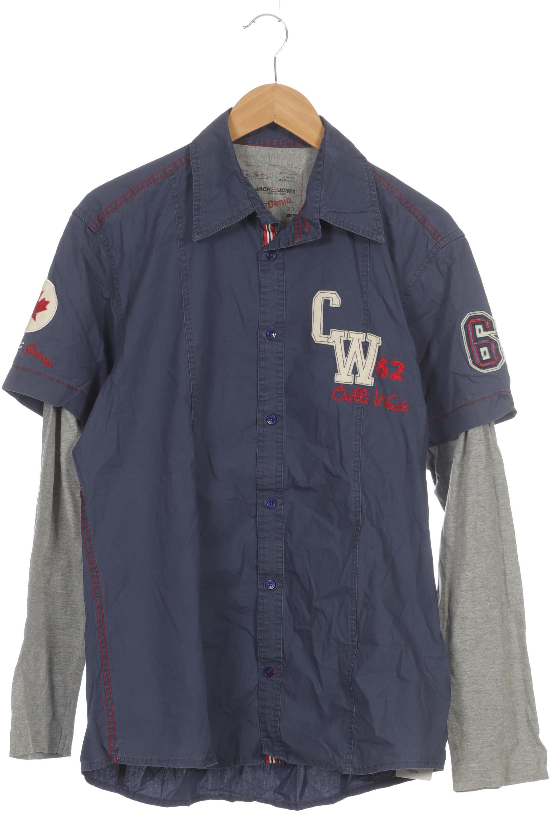 

Jack & Jones Herren Hemd, blau, Gr. 54