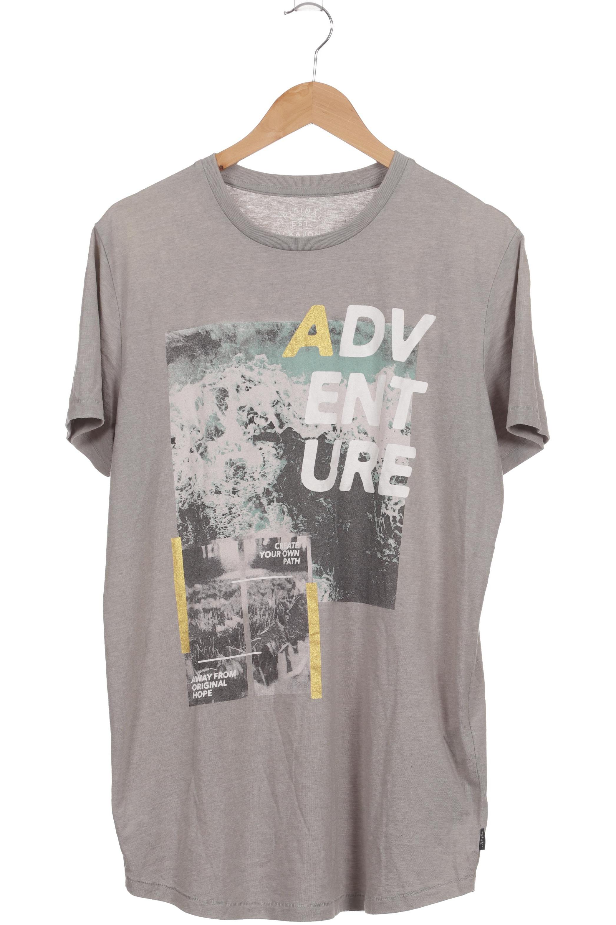 

Jack & Jones Herren T-Shirt, grau, Gr. 52