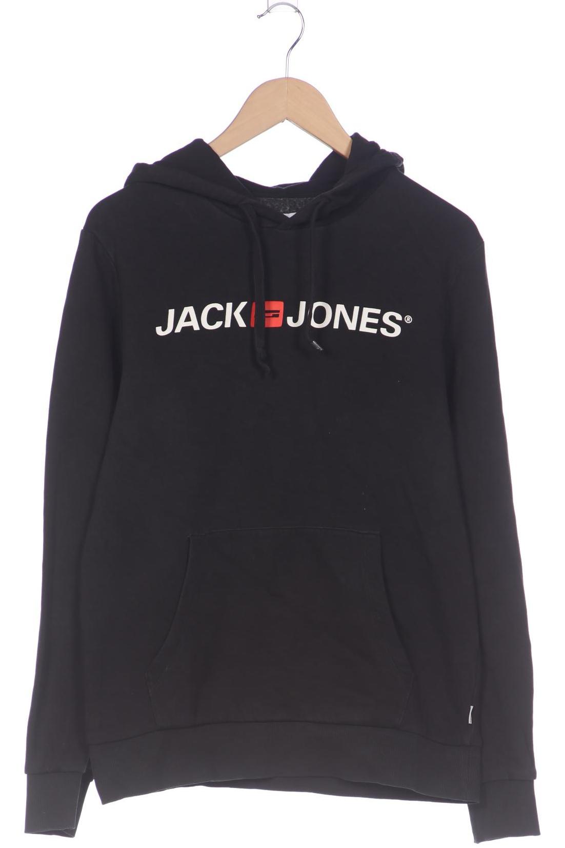 

Jack & Jones Herren Kapuzenpullover, schwarz, Gr. 46