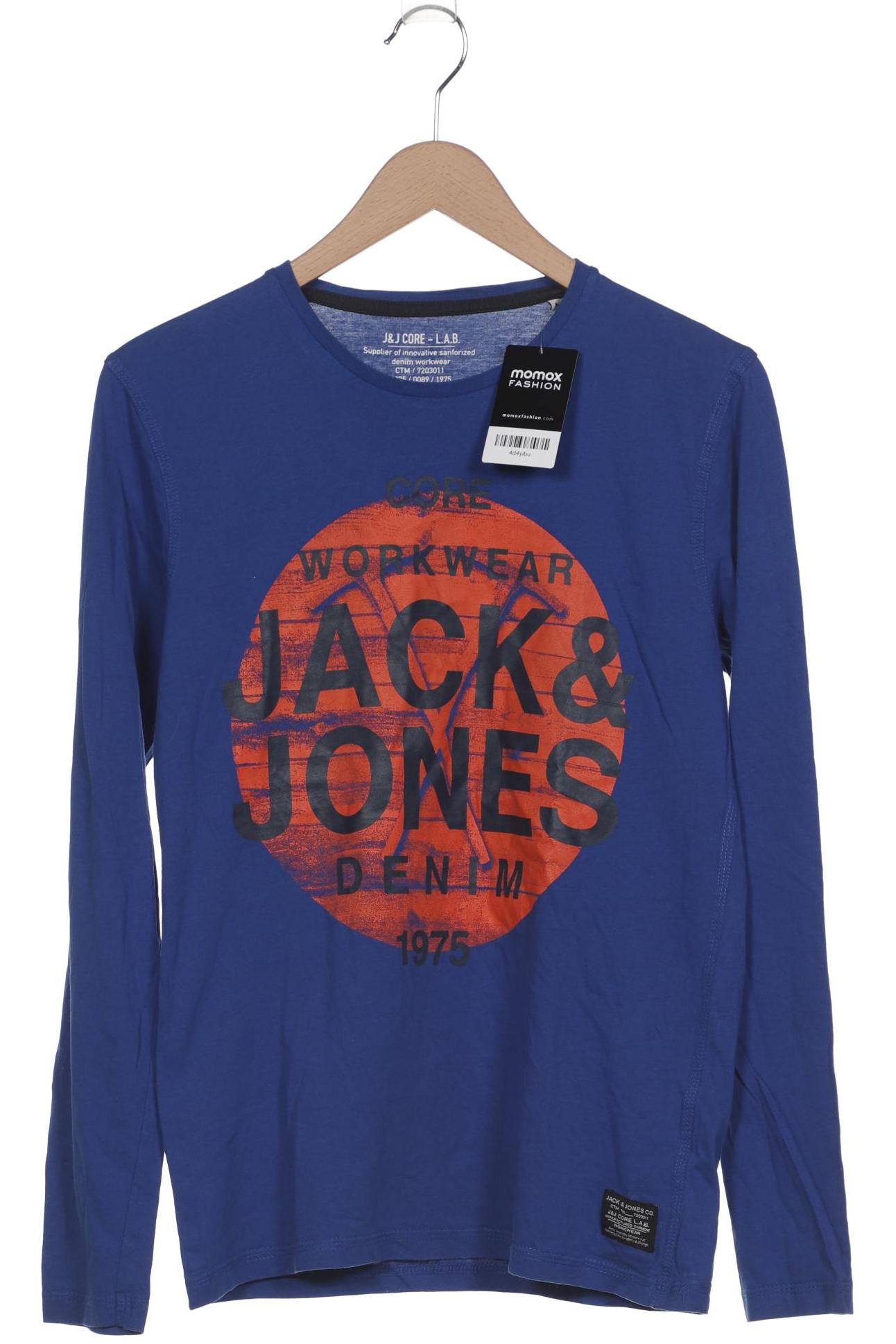 

Jack & Jones Herren Langarmshirt, blau, Gr. 48