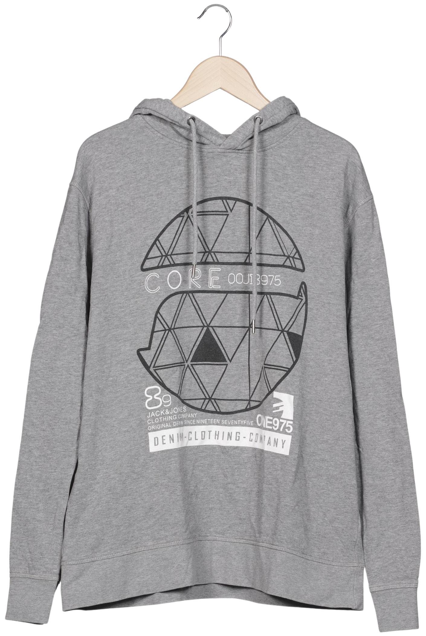 

Jack & Jones Herren Kapuzenpullover, grau, Gr. 56