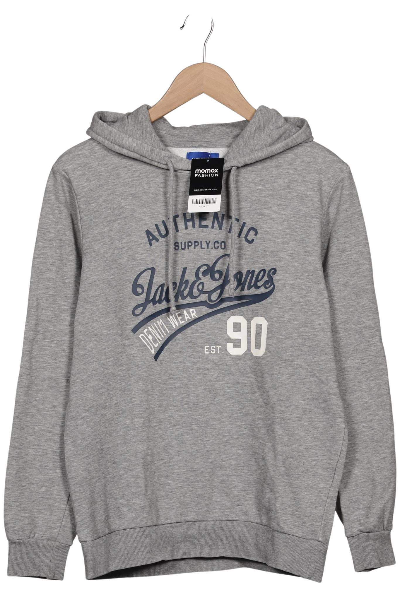 

Jack & Jones Herren Kapuzenpullover, grau, Gr. 46
