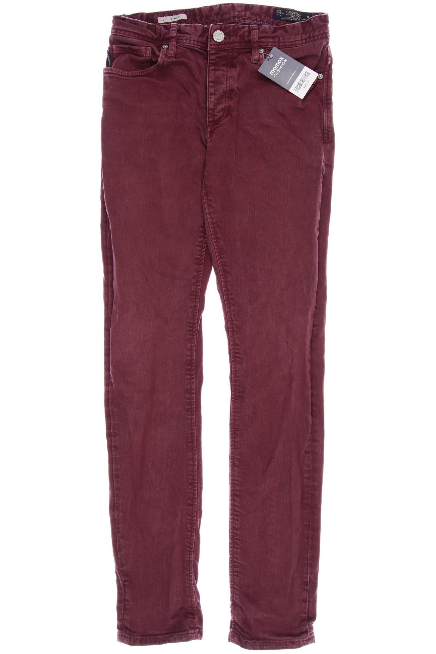 

JACK & JONES Herren Jeans, bordeaux